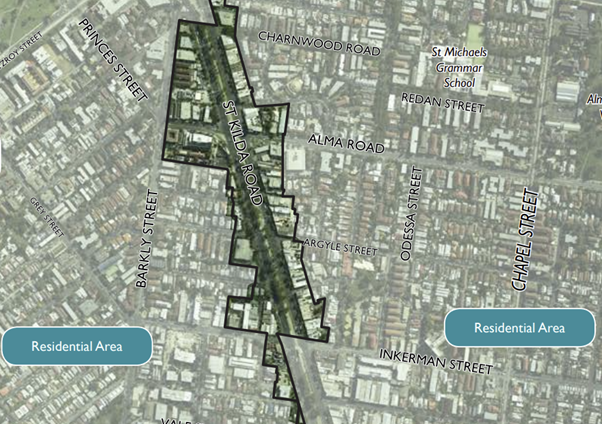 Precinct map Source: City of Port Phillip