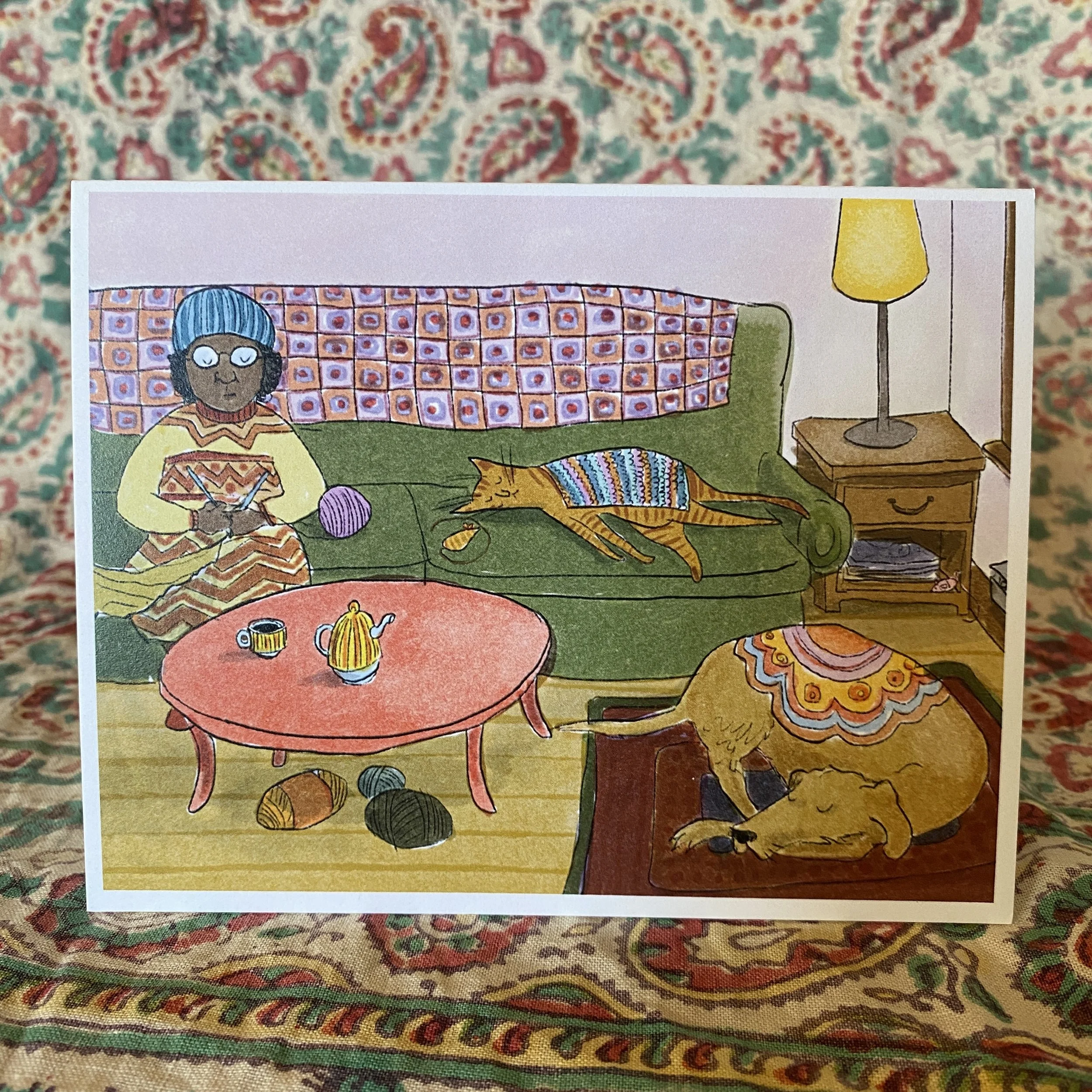 knitting card