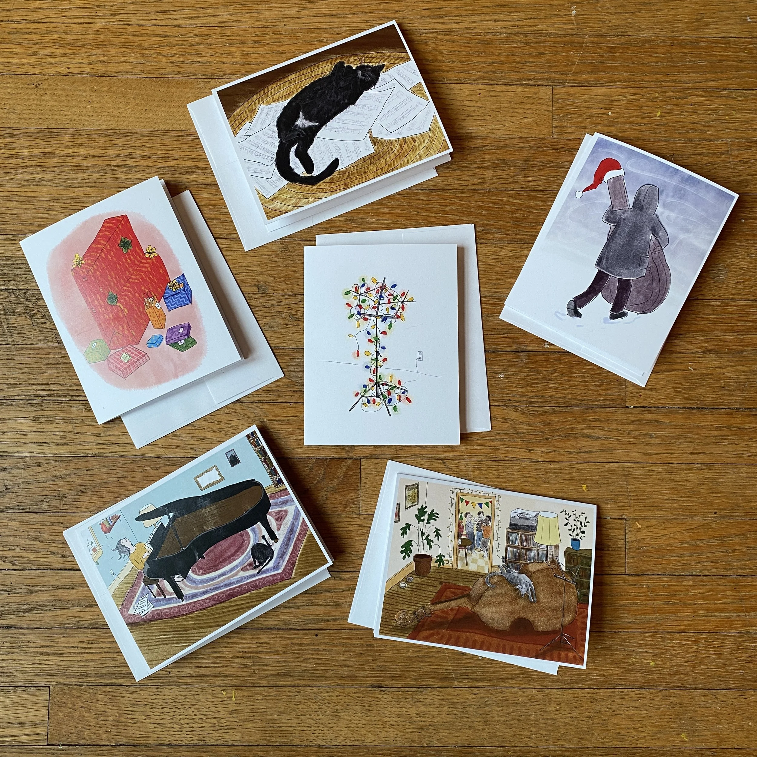 Here are all 6 card designs!