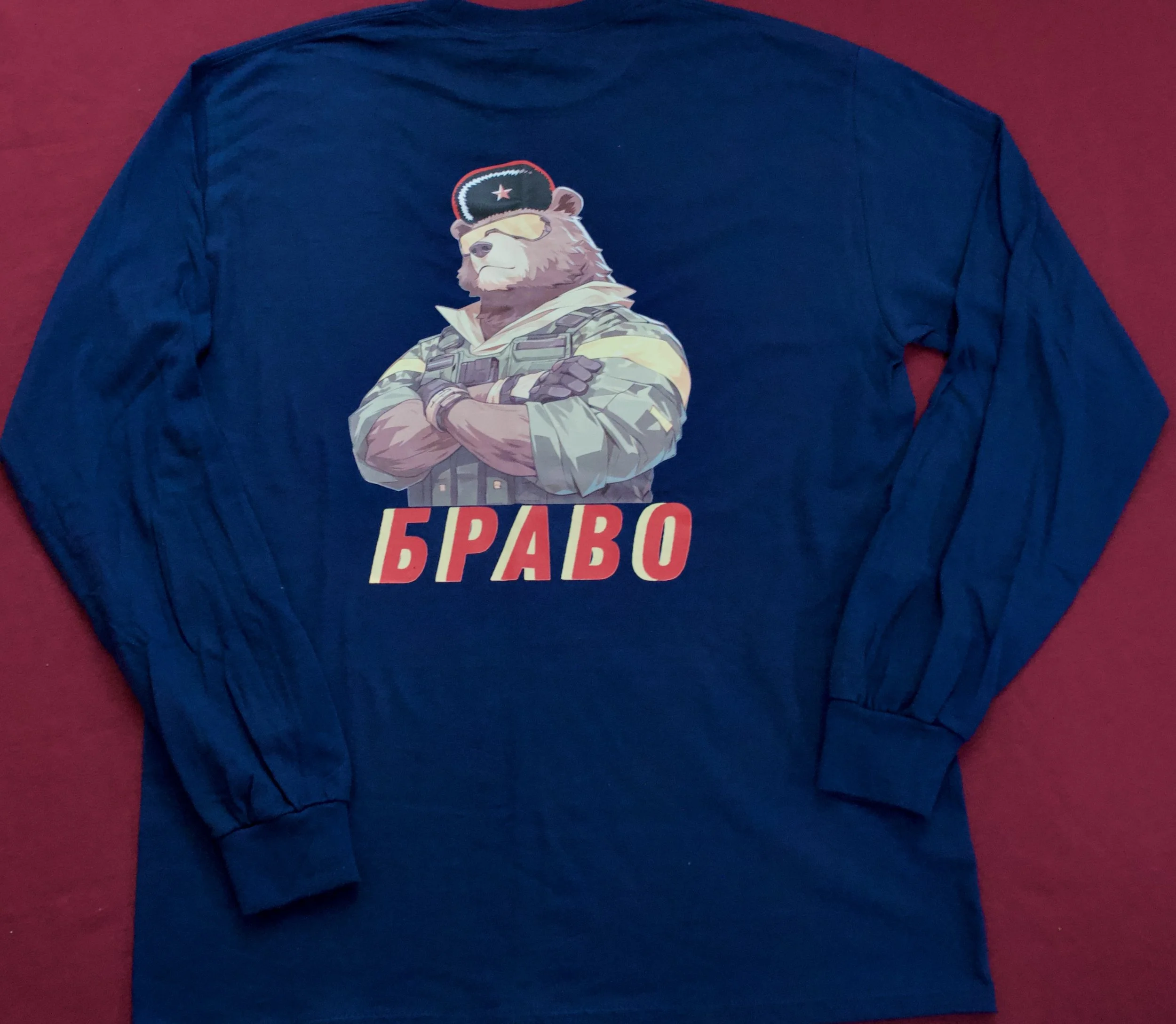 Bravo Company Long Sleeve T-Shirt- Solider Logo