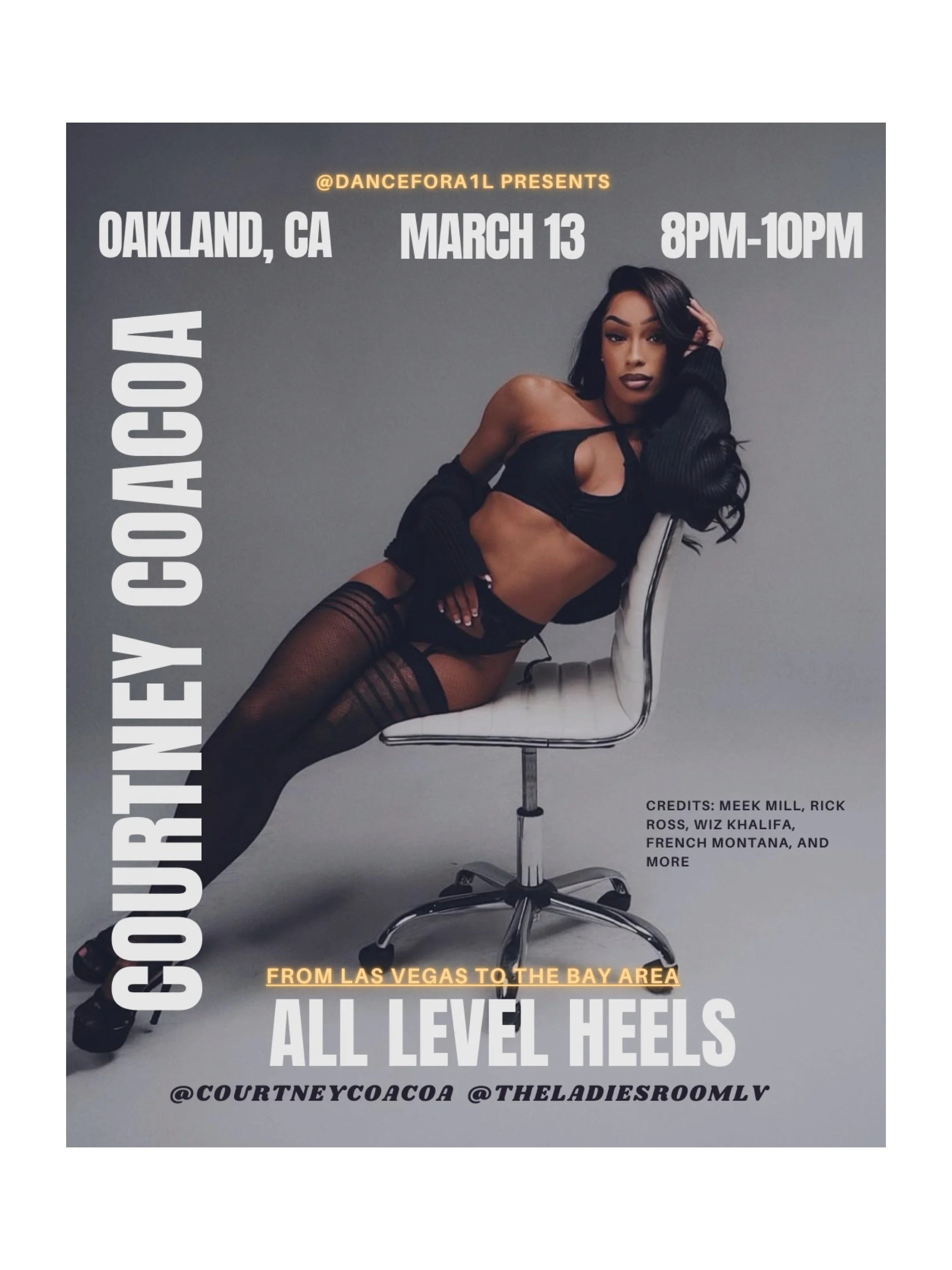 COURTNEY COACOA | ALL LEVEL HEELS EXPERIENCE