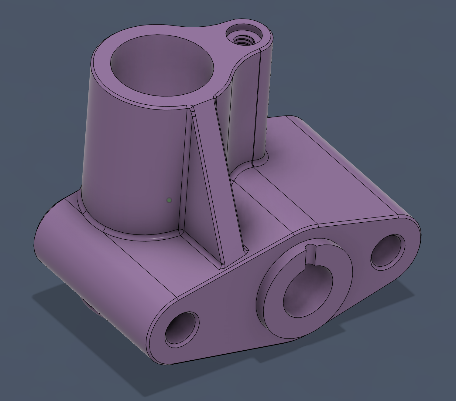 Final housing model engine side