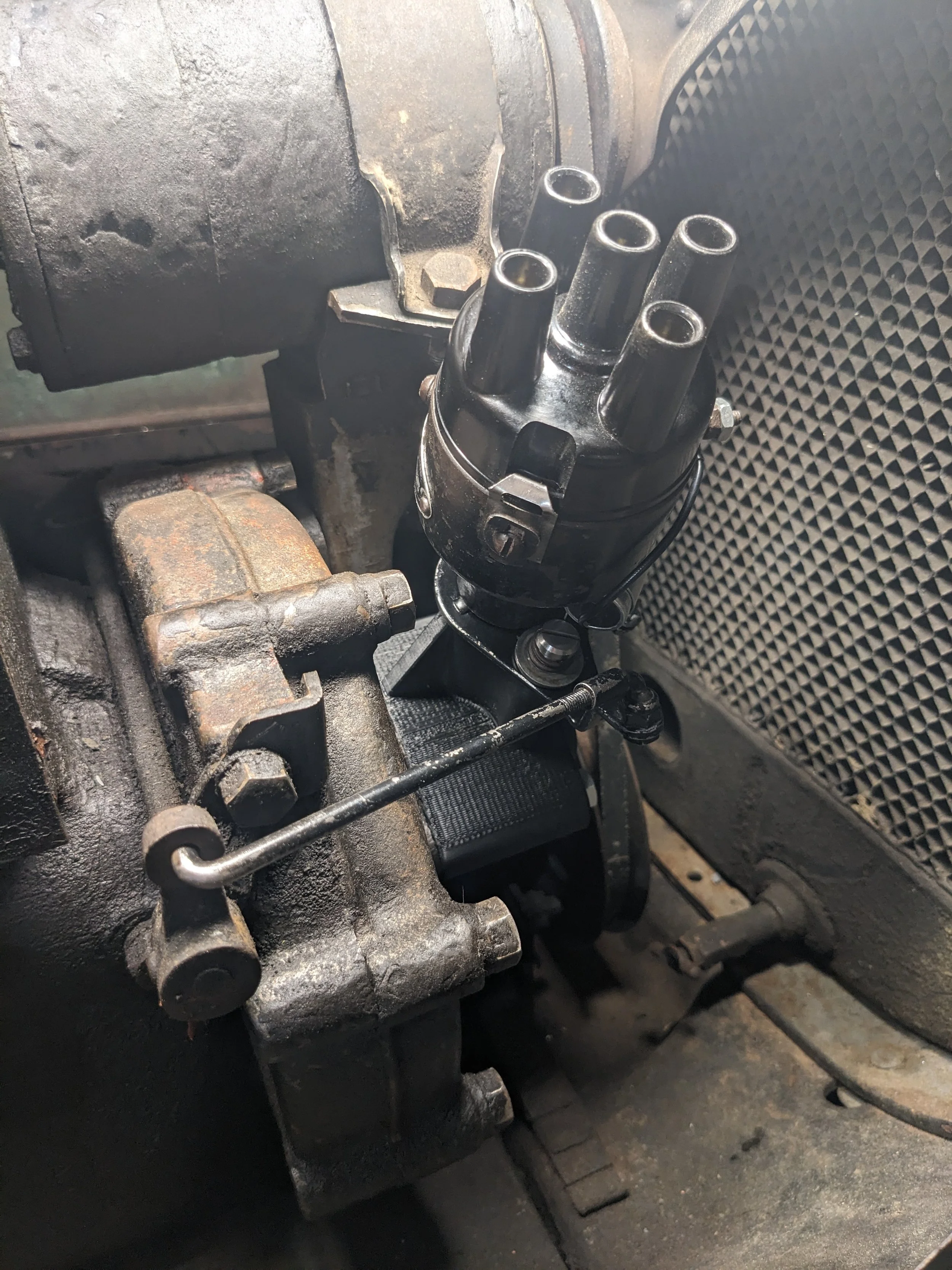 FDM plastic prototype test fit-up on 1928 Chrysler 4-cylinder engine