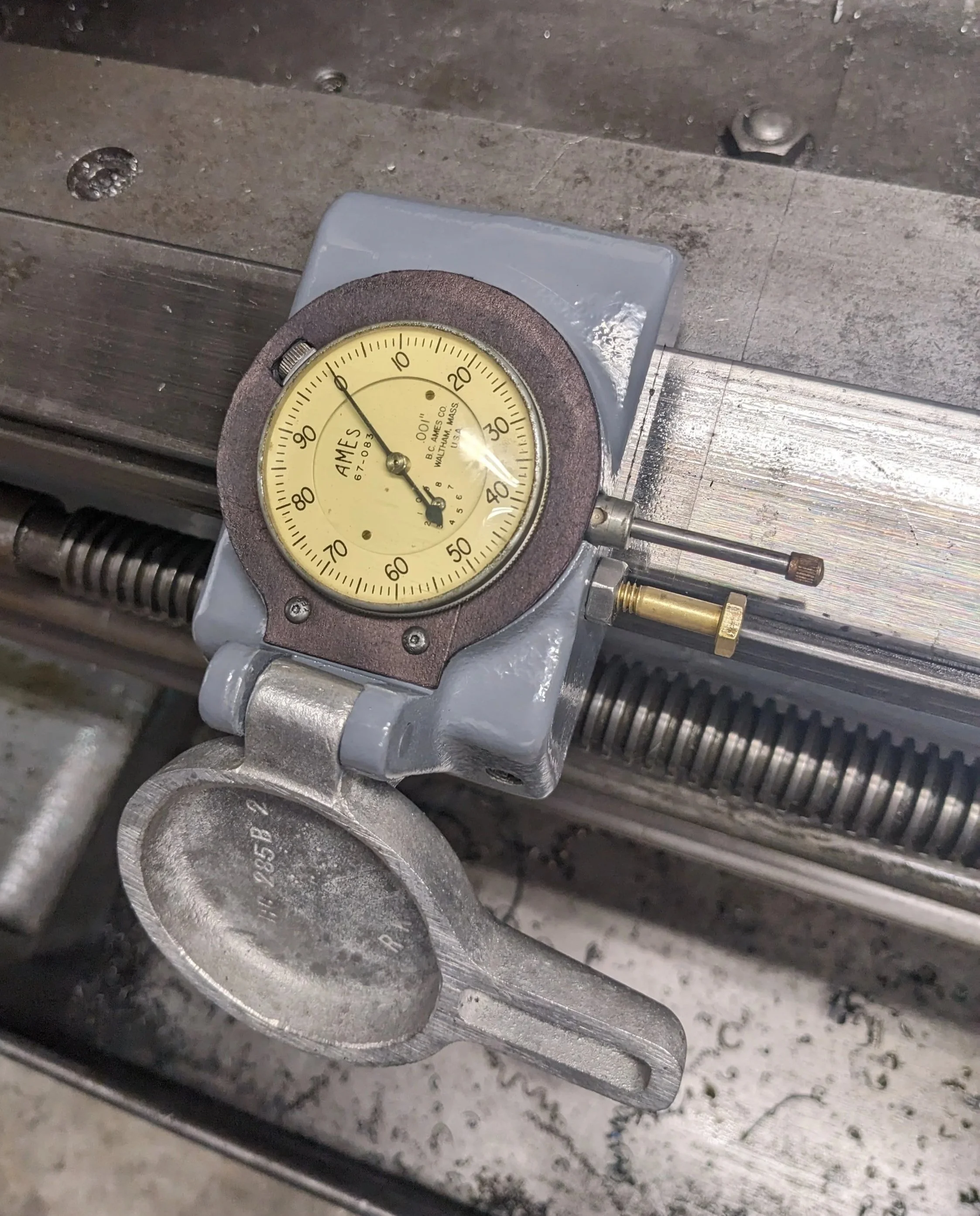 LeBlond Regal Carriage Stop Restoration