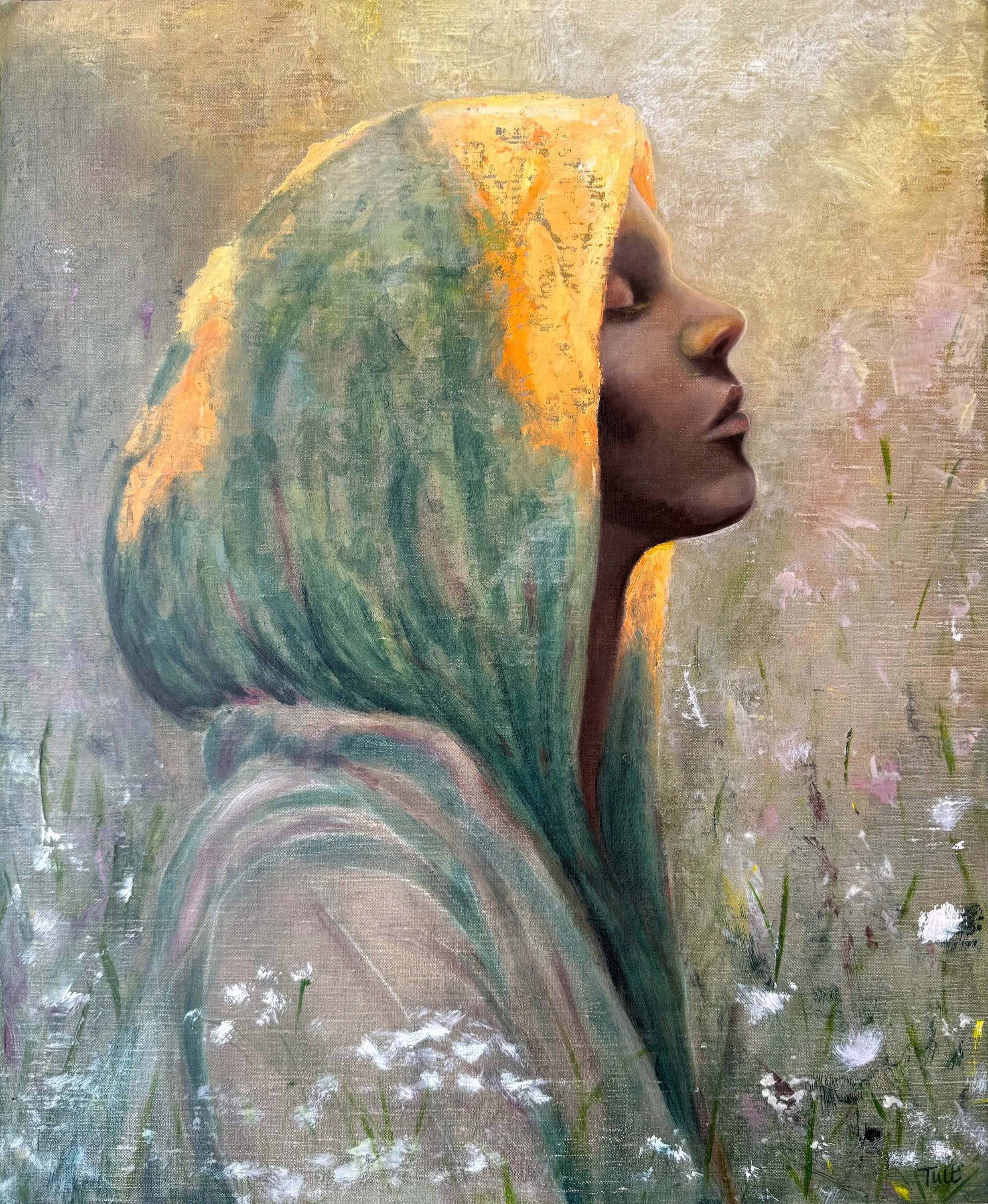   Ciúineas    —  oil and cold wax on Belgian linen | 2025