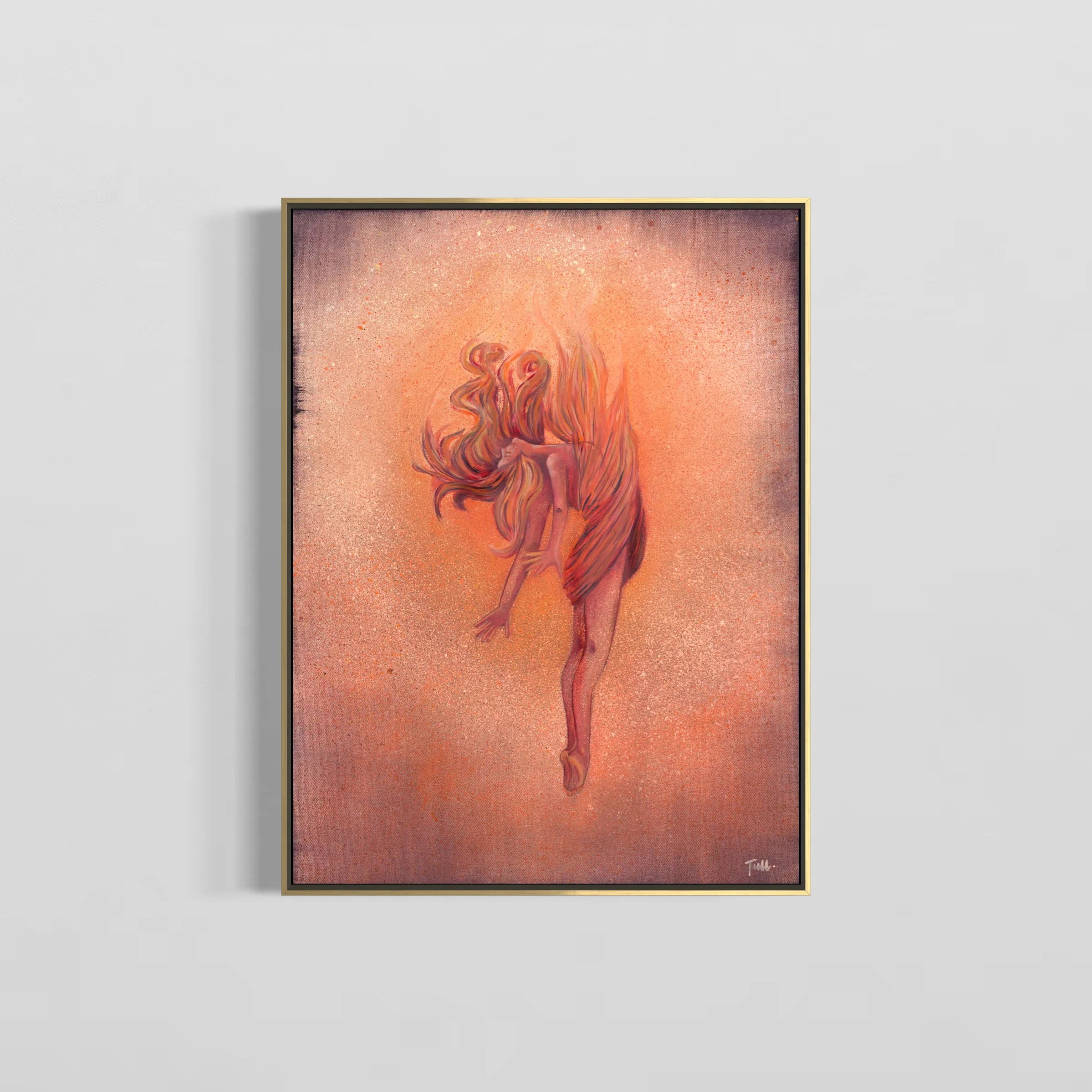 Risen : oil on panel ; 2019 ; 18 x 24 in