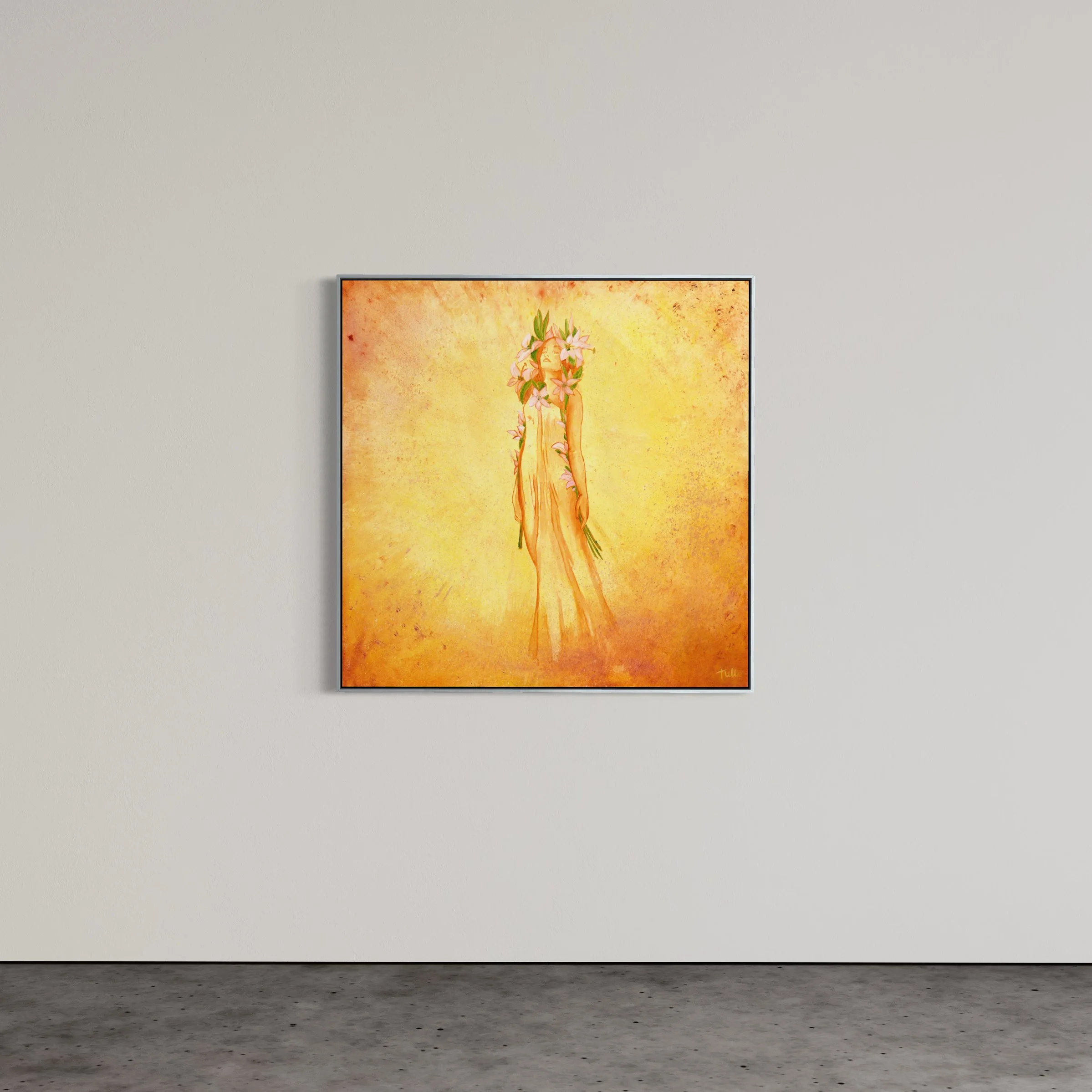 Soular Power : oil on canvas ; 2017 ; 36 x 36 in