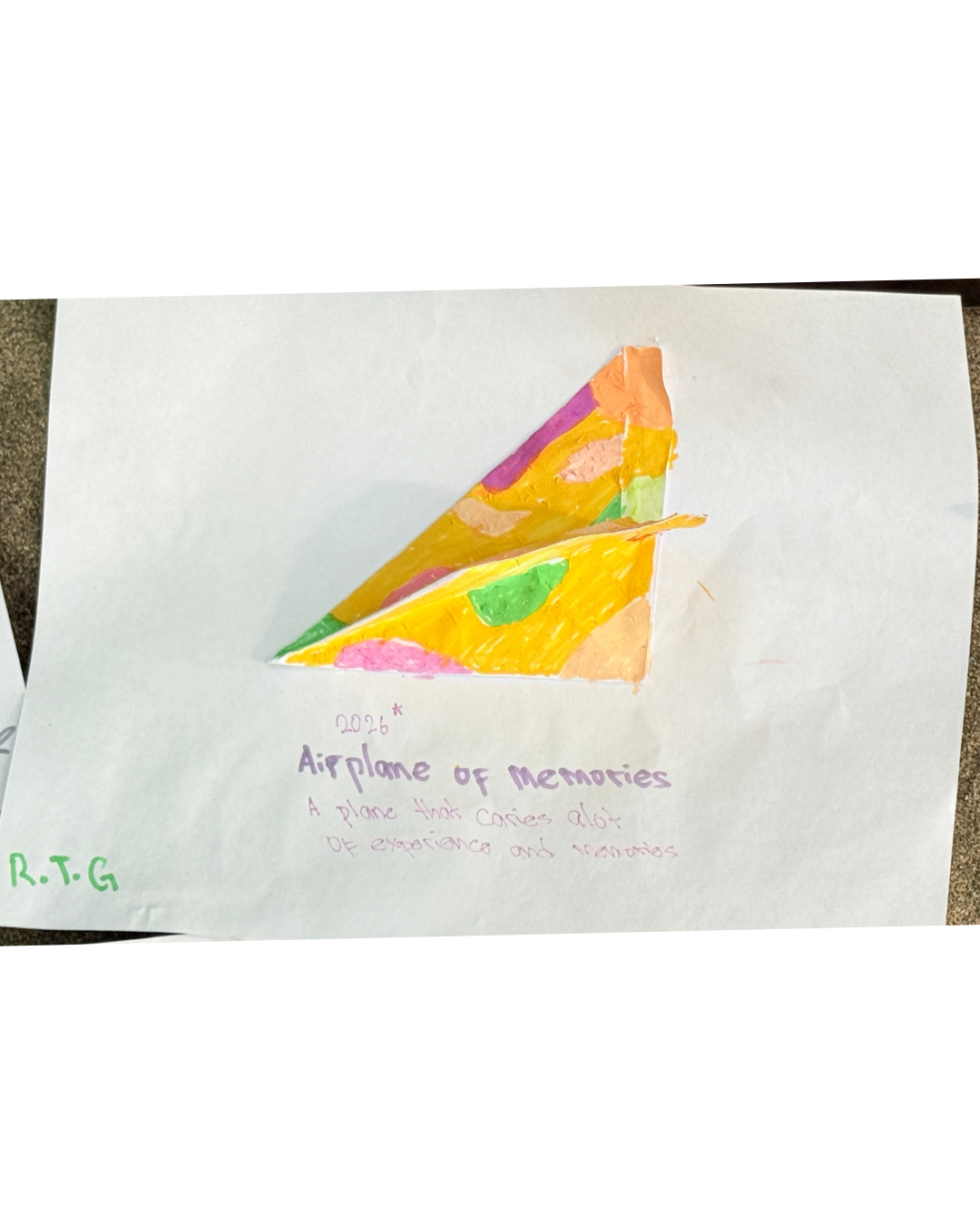 Airplane of Memories - R.T.G