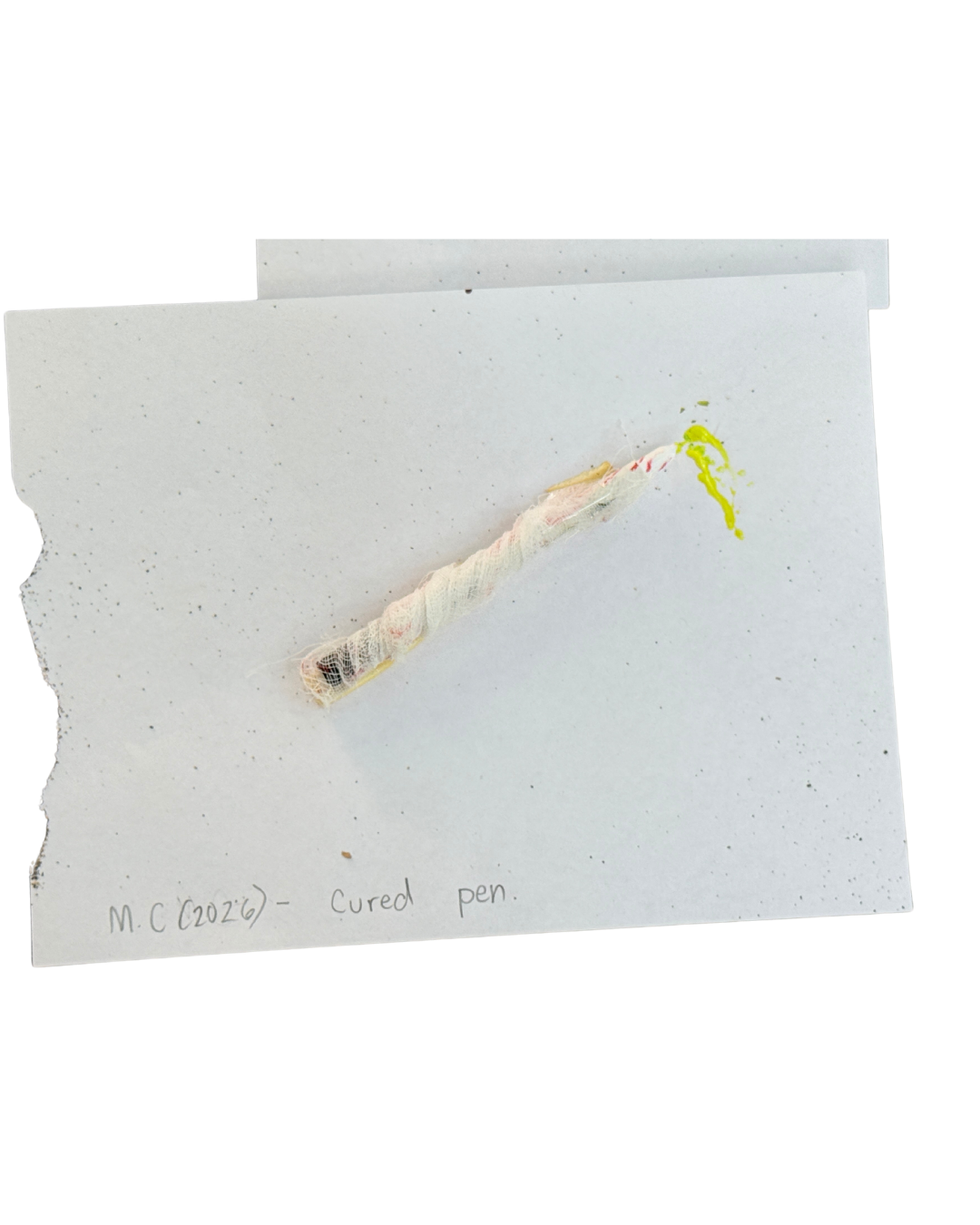 Cured Pen, 2026 - M.C