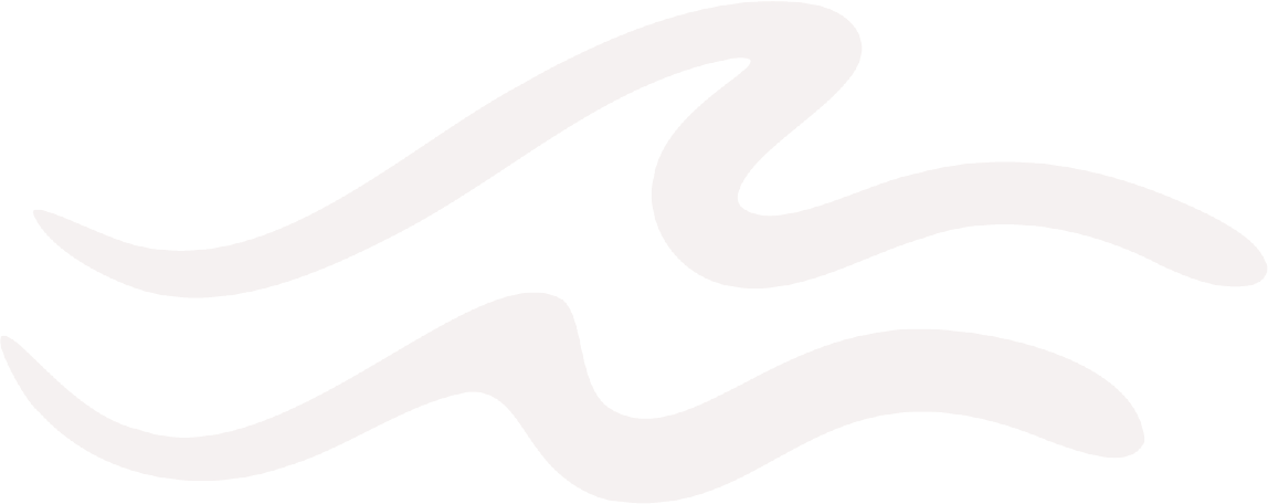 Stylized illustration of wavy lines representing water or waves.