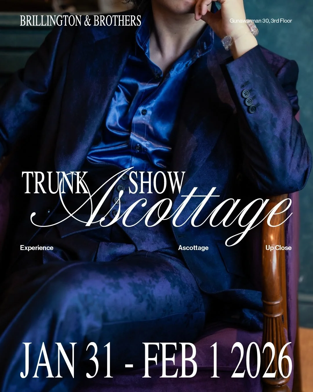 Third time&rsquo;s the charm. @ascottage returns to Jakarta for their third trunk show at Brillington &amp; Brothers. 

Renowned for its quiet British elegance, reinterpreted through the precision of Korean craftsmanship, Ascottage presents an exclus