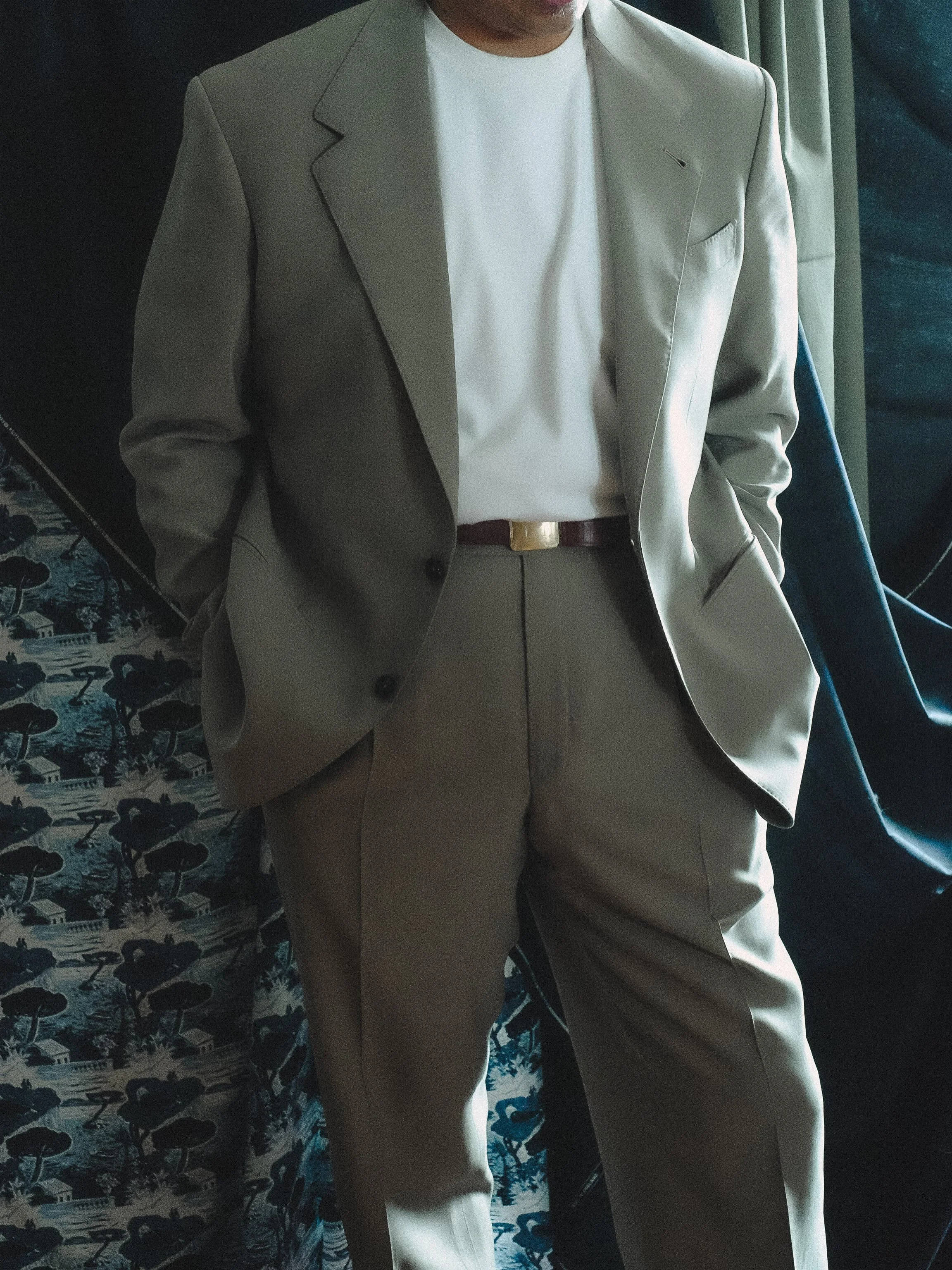A softer, more relaxed cut on a classic suit silhouette.

We&rsquo;ve been experimenting with proportions that feel effortless and understated, bringing a sense of ease to traditional tailoring. Clean lines, soft structure, and a fluid drape that mov