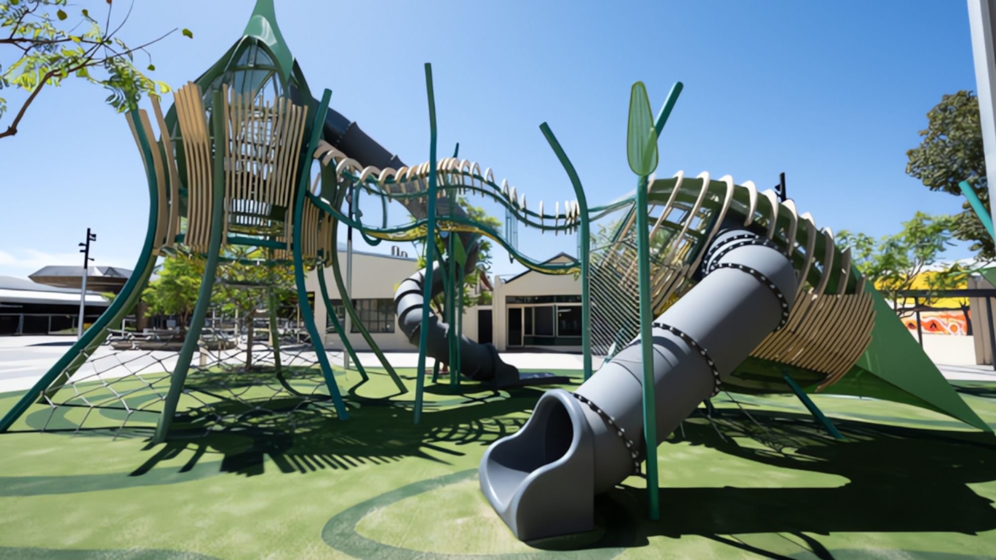 Kalgoorlie Playground - Custom Steel structure