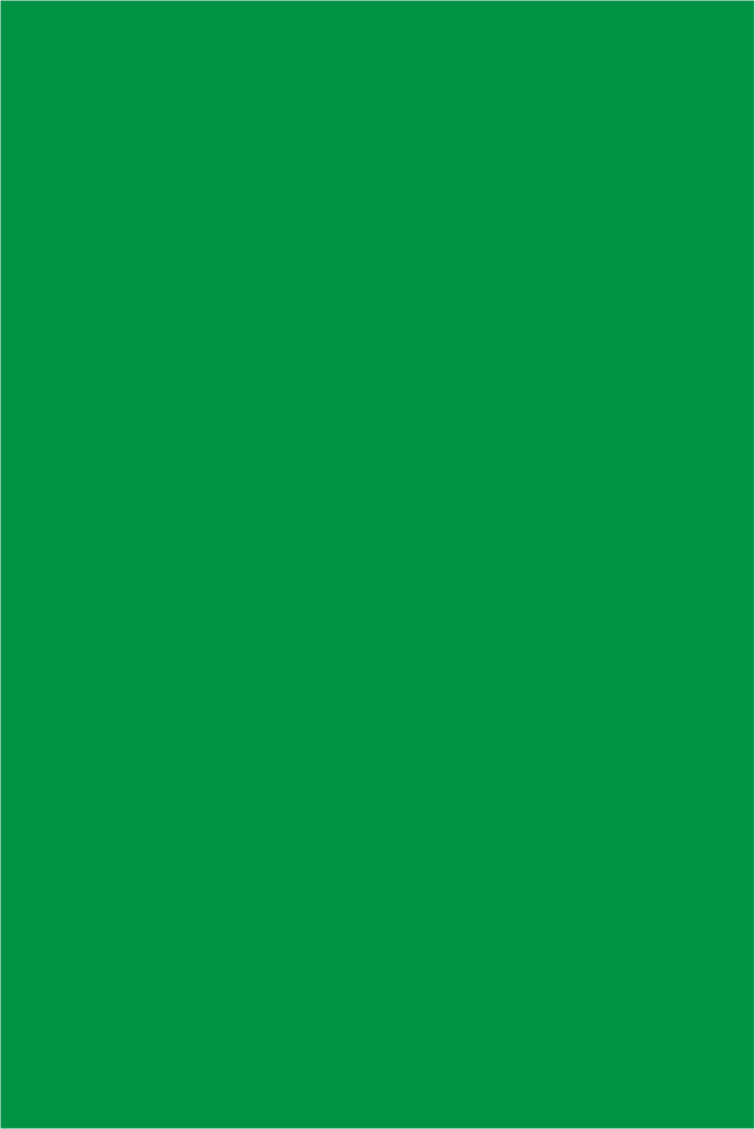 A solid green background with no distinguishable objects.