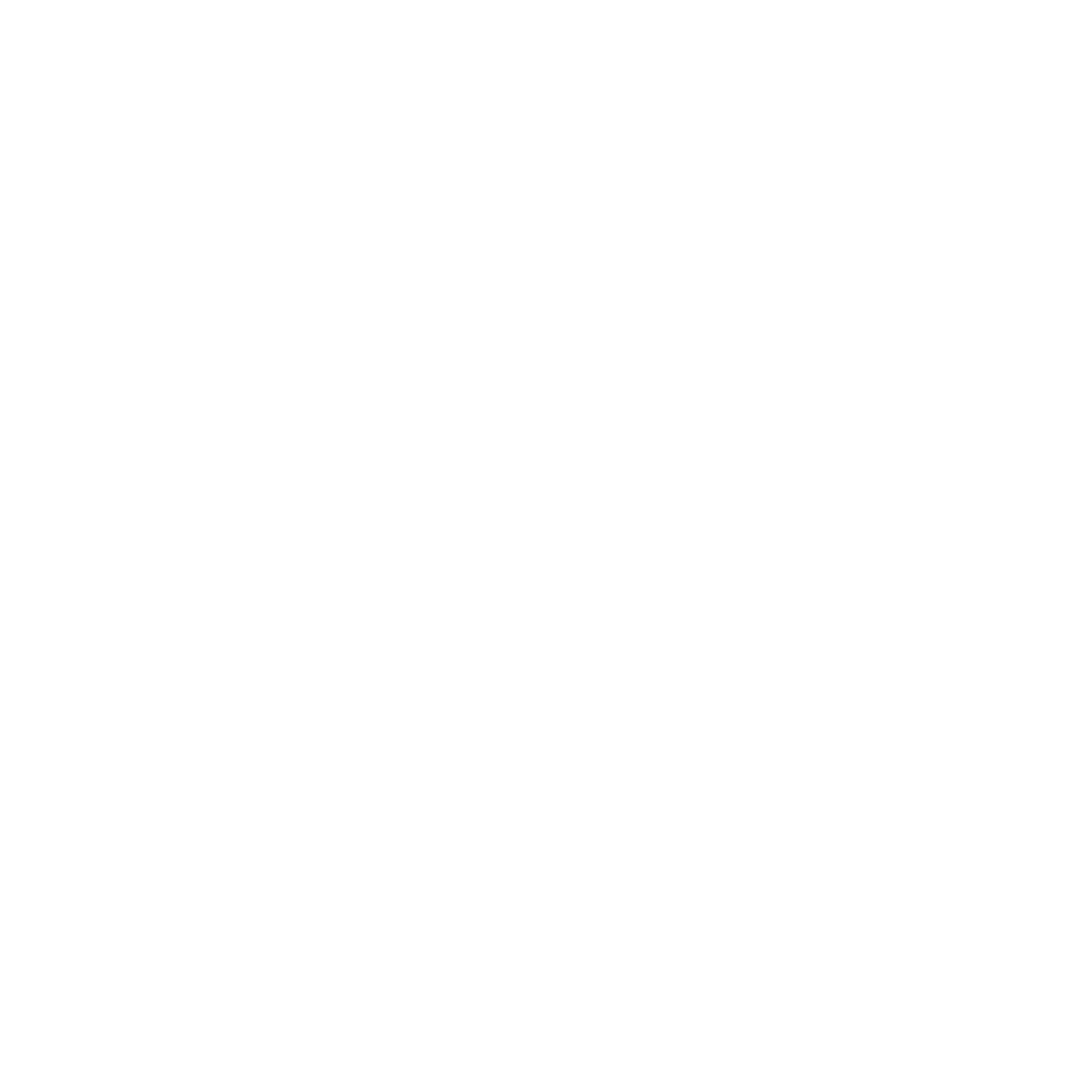 Icon of a bulldozer in a minimalist style, with white outlines on a black background.