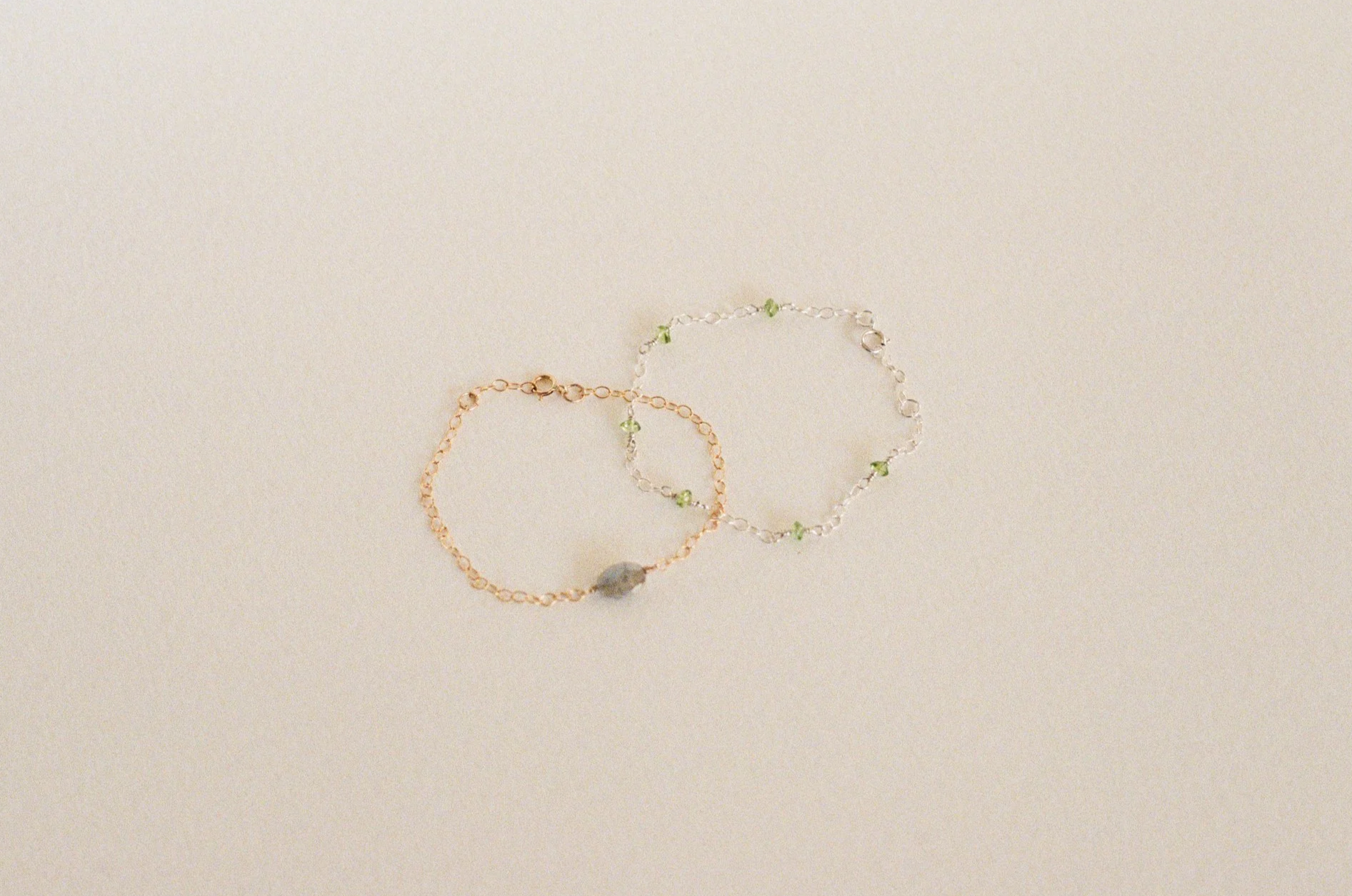 Delicate Peridot Bracelet