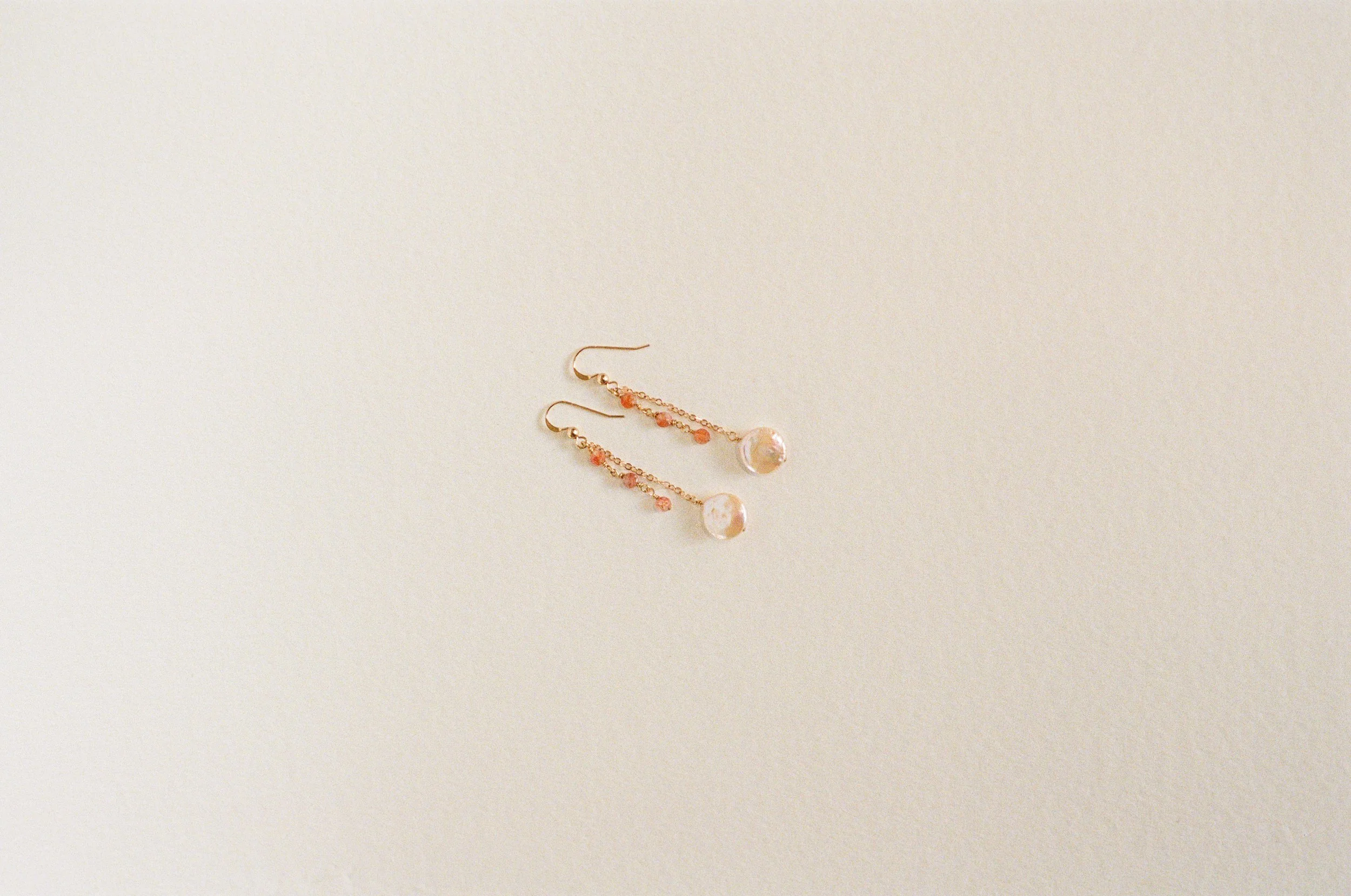 Ocean Breeze Shell Drop Earrings