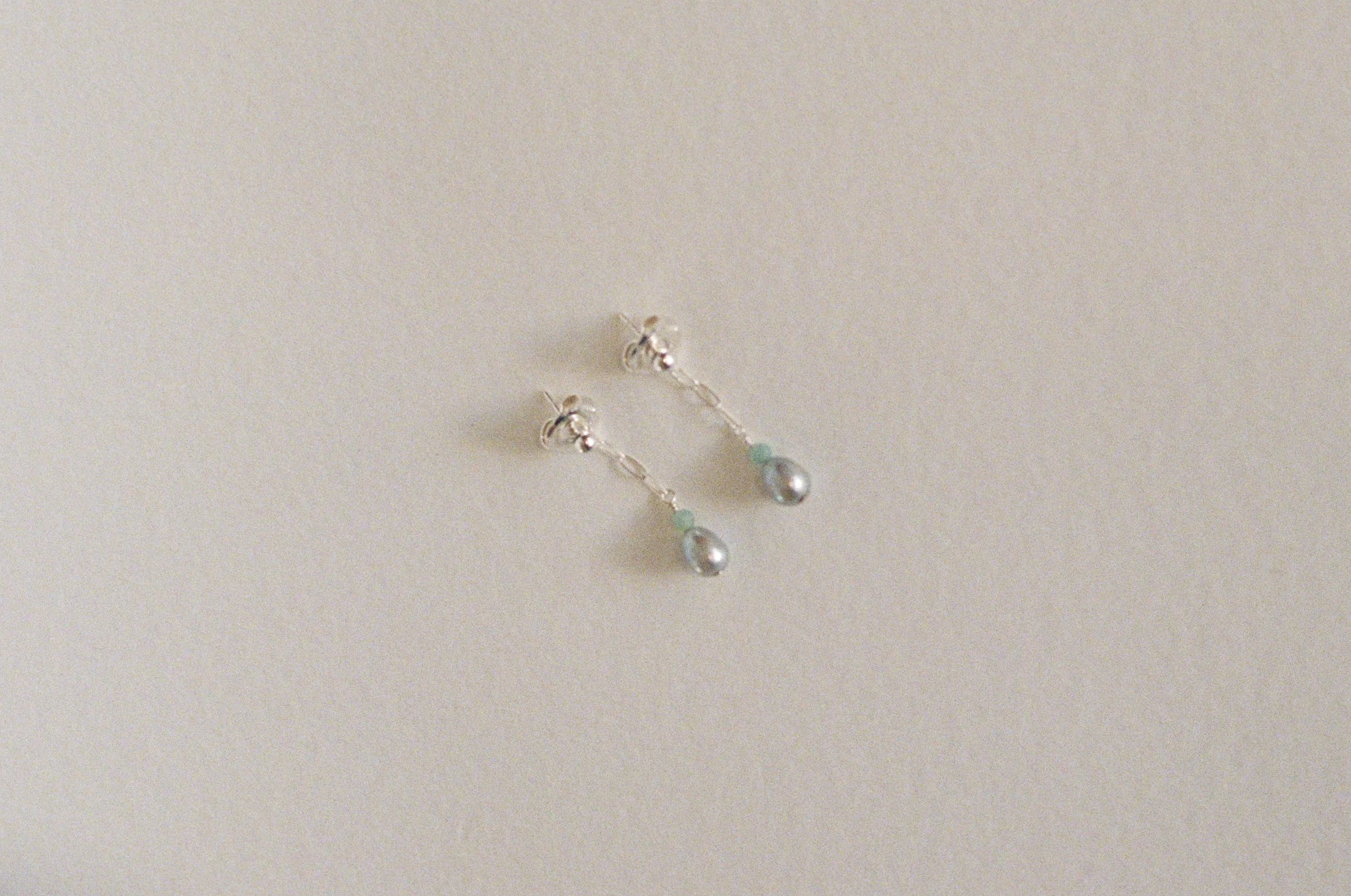 Ocean Mist Pearl Earrings