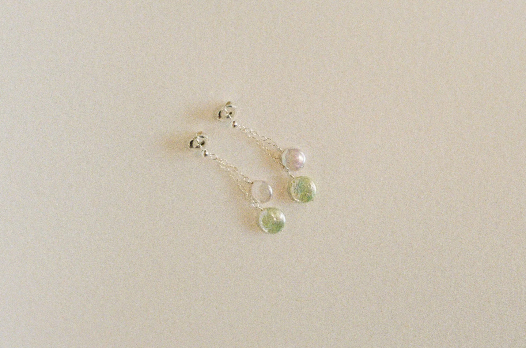 Coastal Pearl Drop Earrings