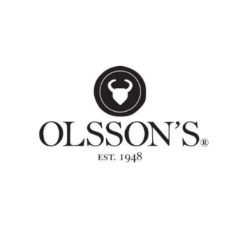 Olsson's logo with a bear's head icon above the text 'OLSSON'S' and 'EST. 1948' below.