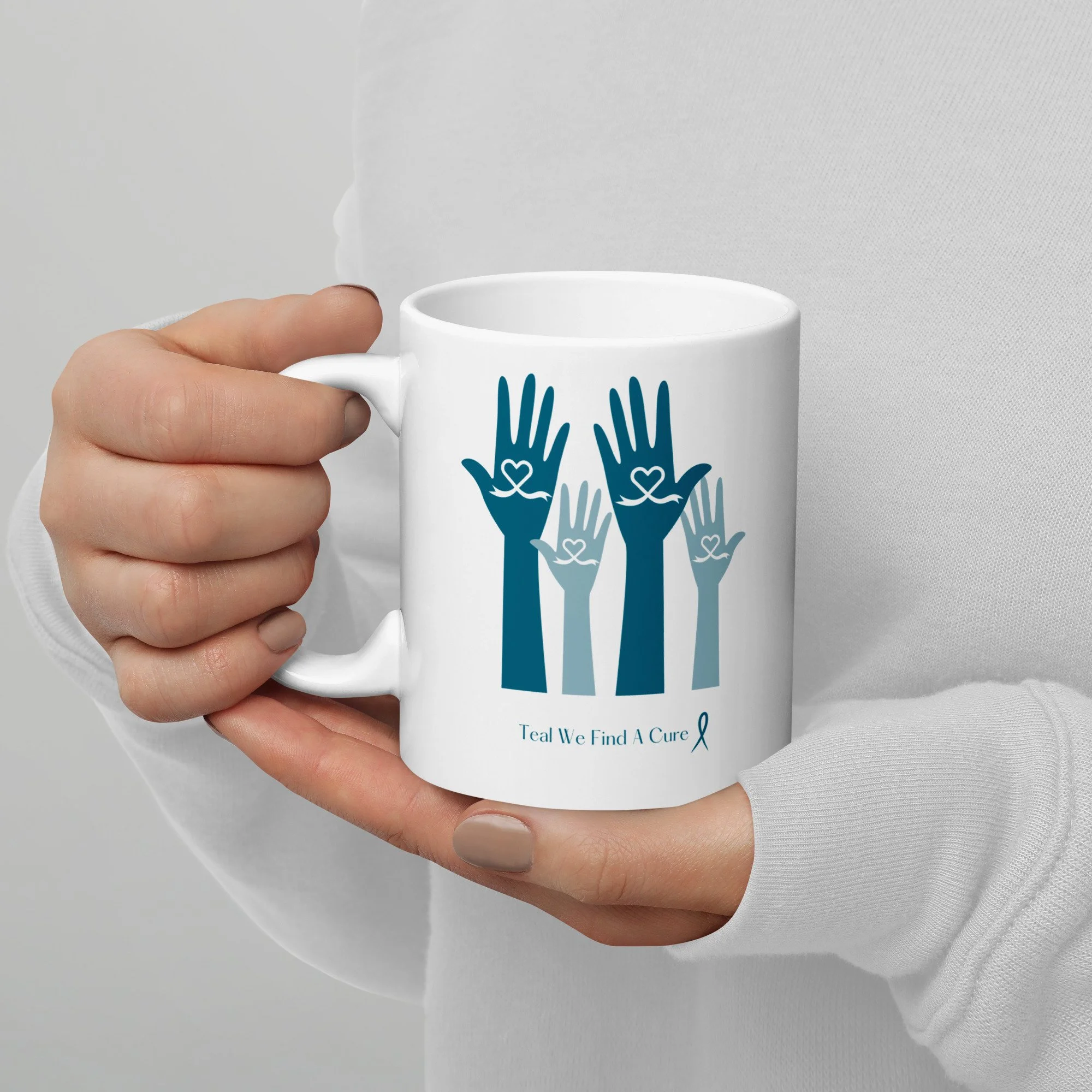 White glossy mug - Together