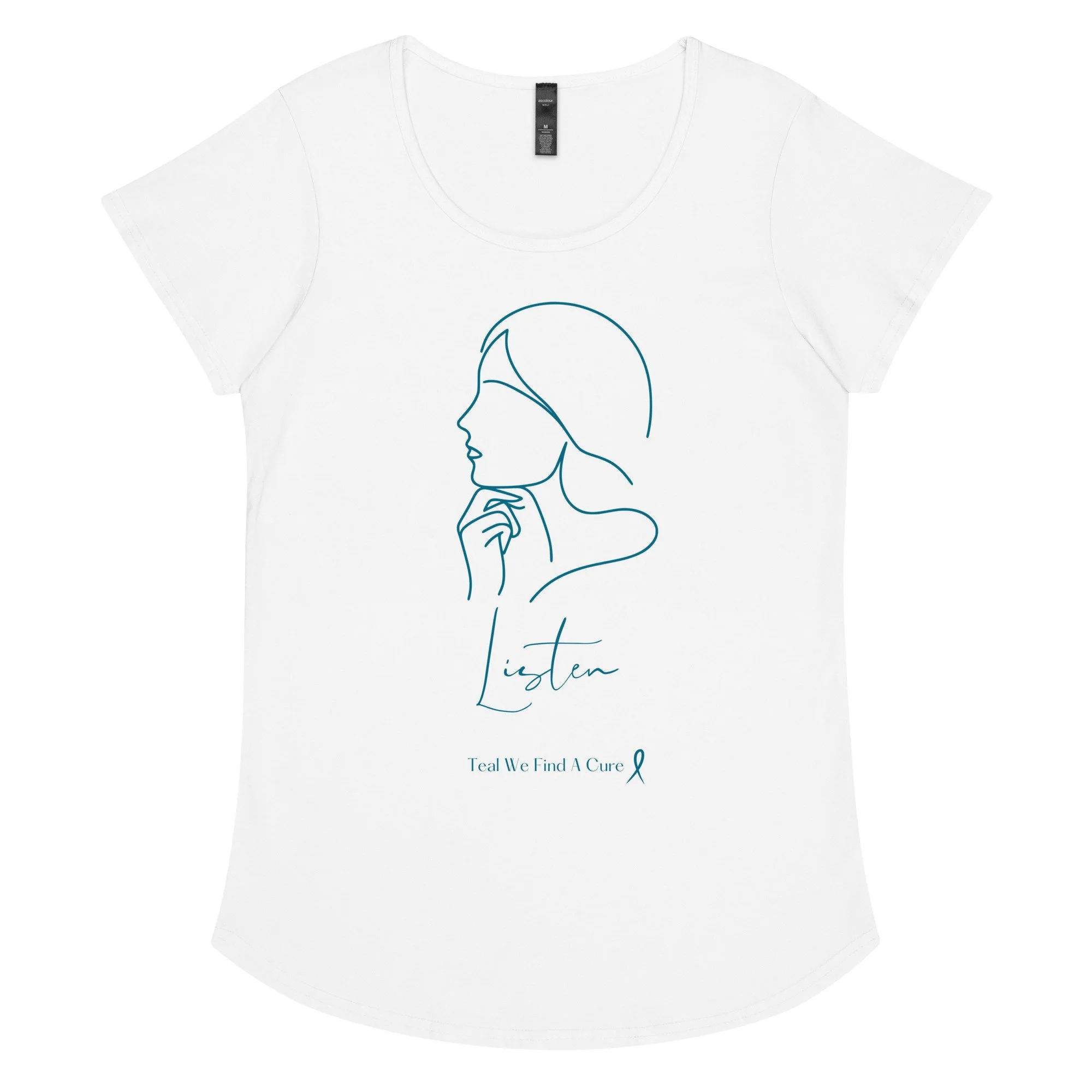 Women’s Round Neck Tee - Listen