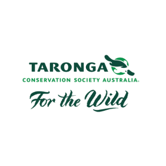 Logo for Taronga Conservation Society Australia with the slogan 'For the Wild'.