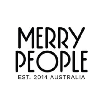 Design with the words 'Merry People' and 'Est. 2014 Australia' underneath.