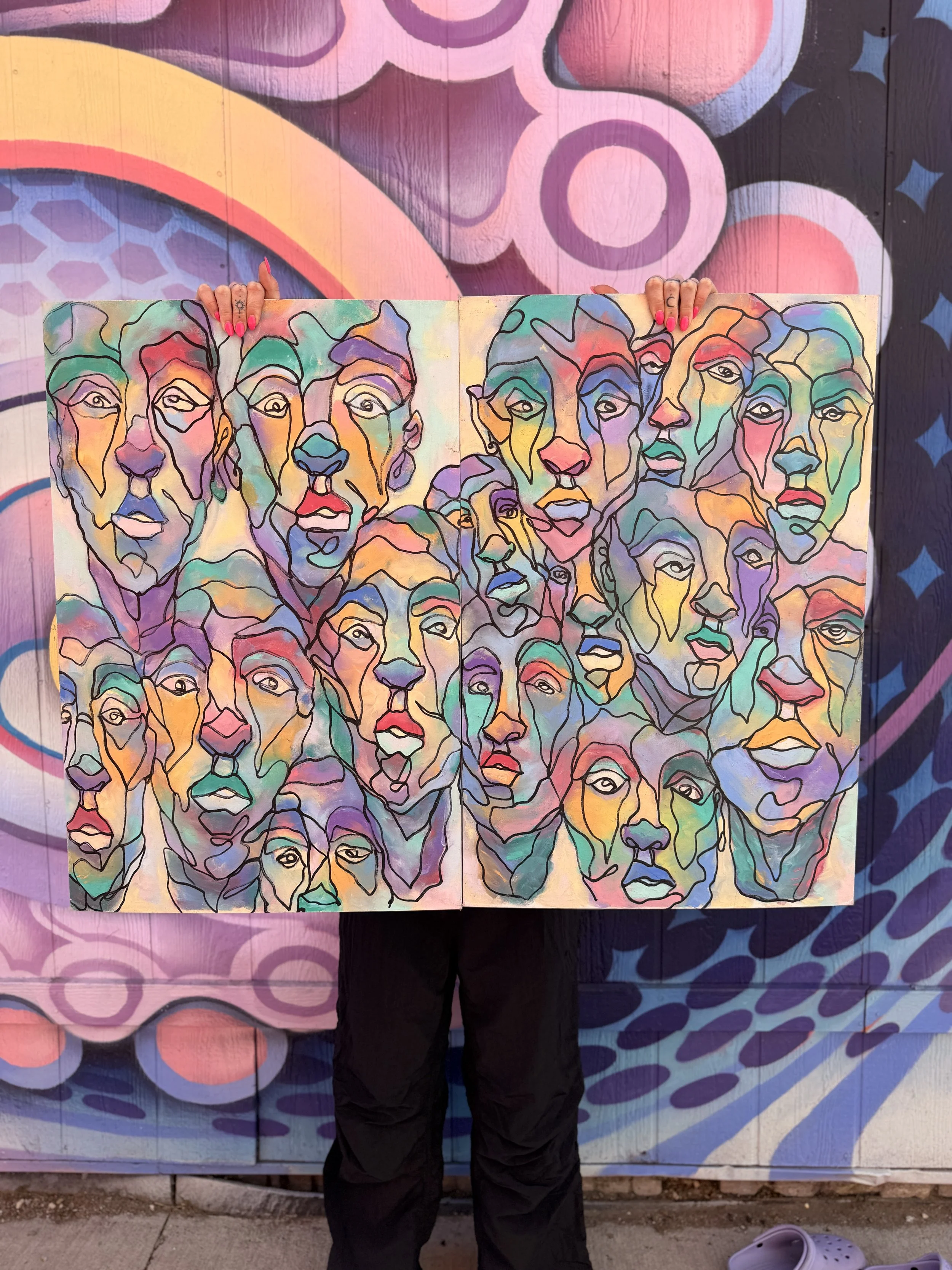 A Face In The Crowd 20x60