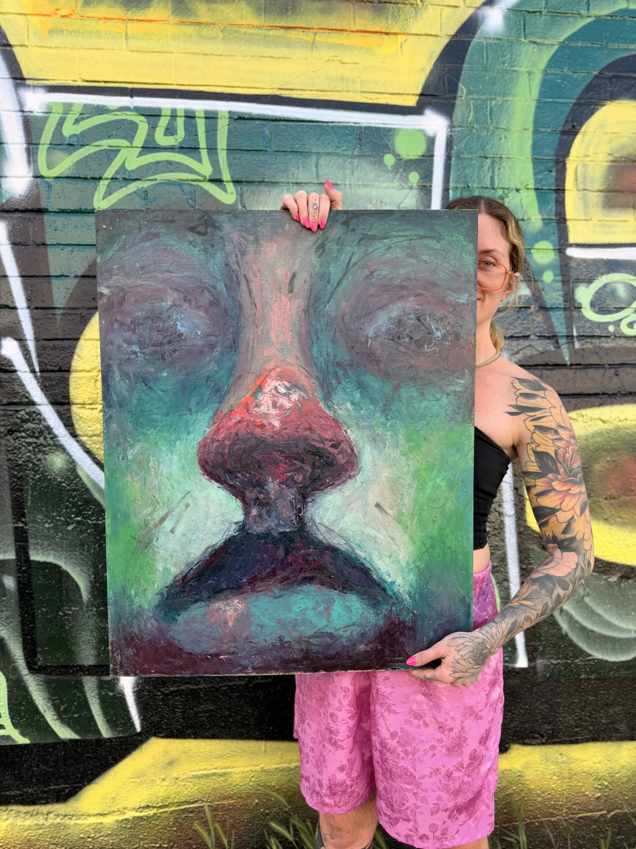 Noses Are Mushrooms 24x30