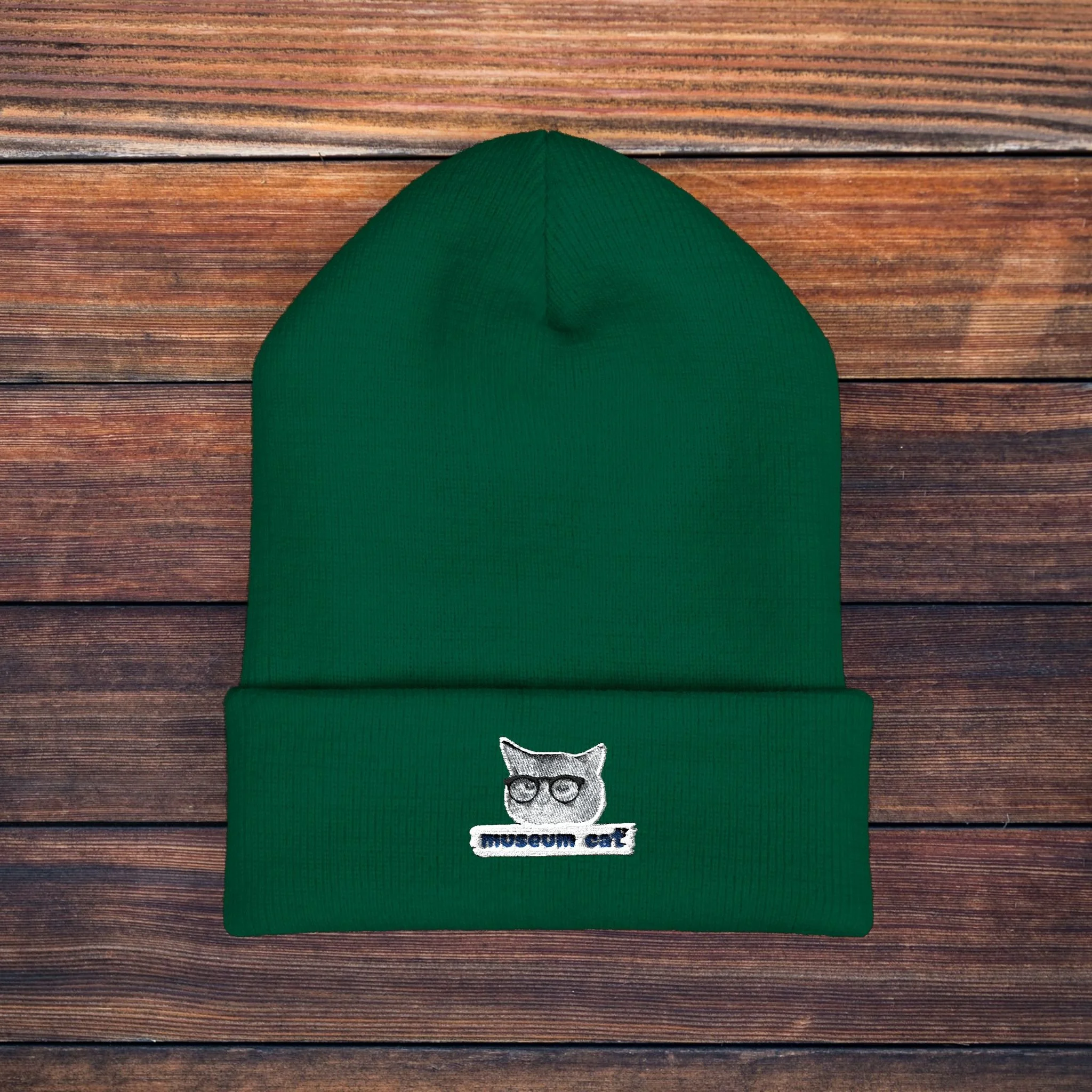 Museum Cat Classic Beanie (Embroidered)