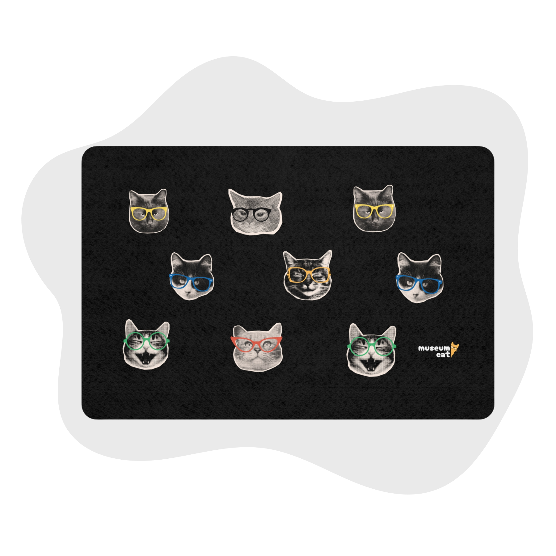 Museum Cat Pet Food Mat