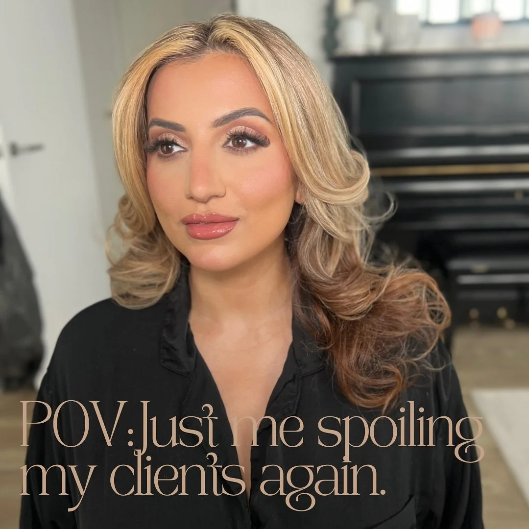 I love spoiling my clients! Whether it&rsquo;s giving them that flawless glam or just making them feel special for a moment. It&rsquo;s not just hair and makeup,it&rsquo;s about making them feel confident, seen, and taken care of 🤍

#makeupartist #h