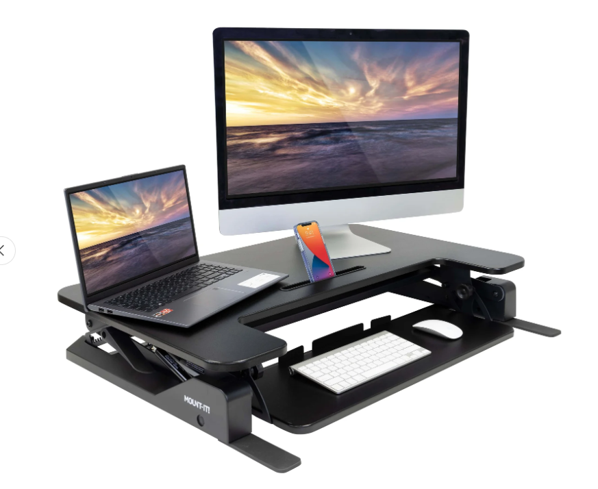 Mount-It 32" Wide Standing Desk Converter