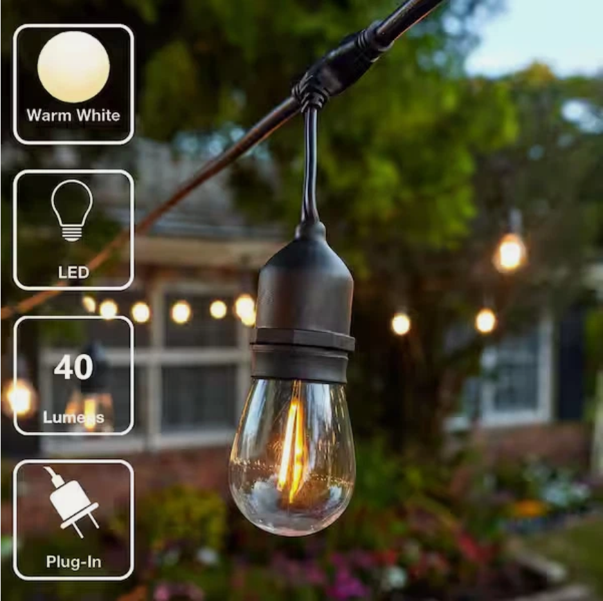 Hampton Bay | Outdoor Edison Lights
