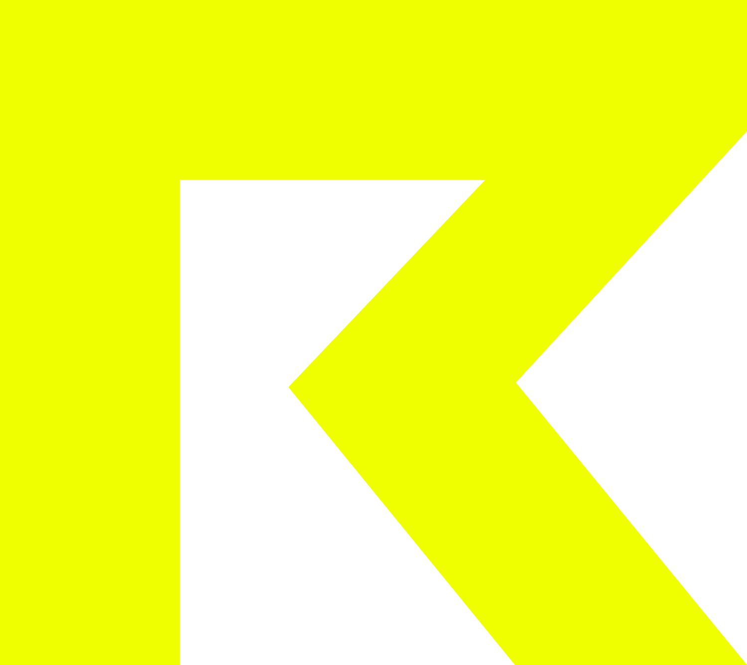 Close-up of a yellow and black abstract geometric design with a large black arrow shape on a yellow background.