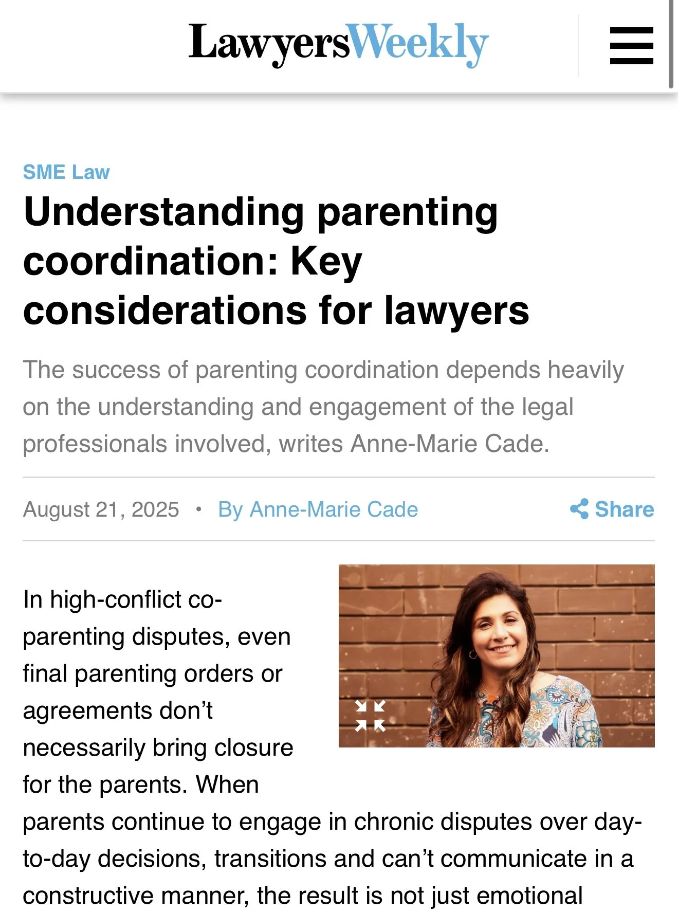 Parenting Coordination Institute