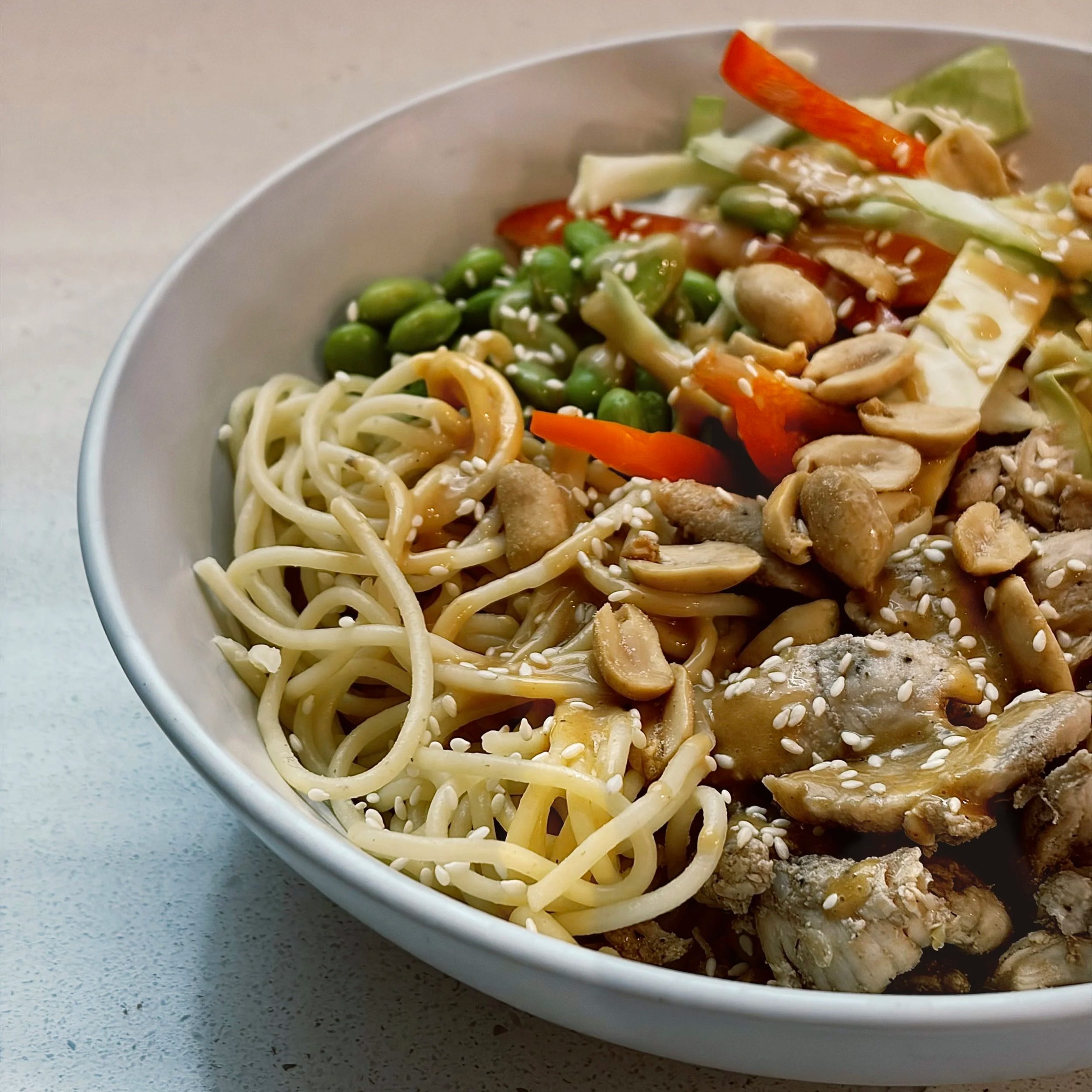 thai peanut bowl