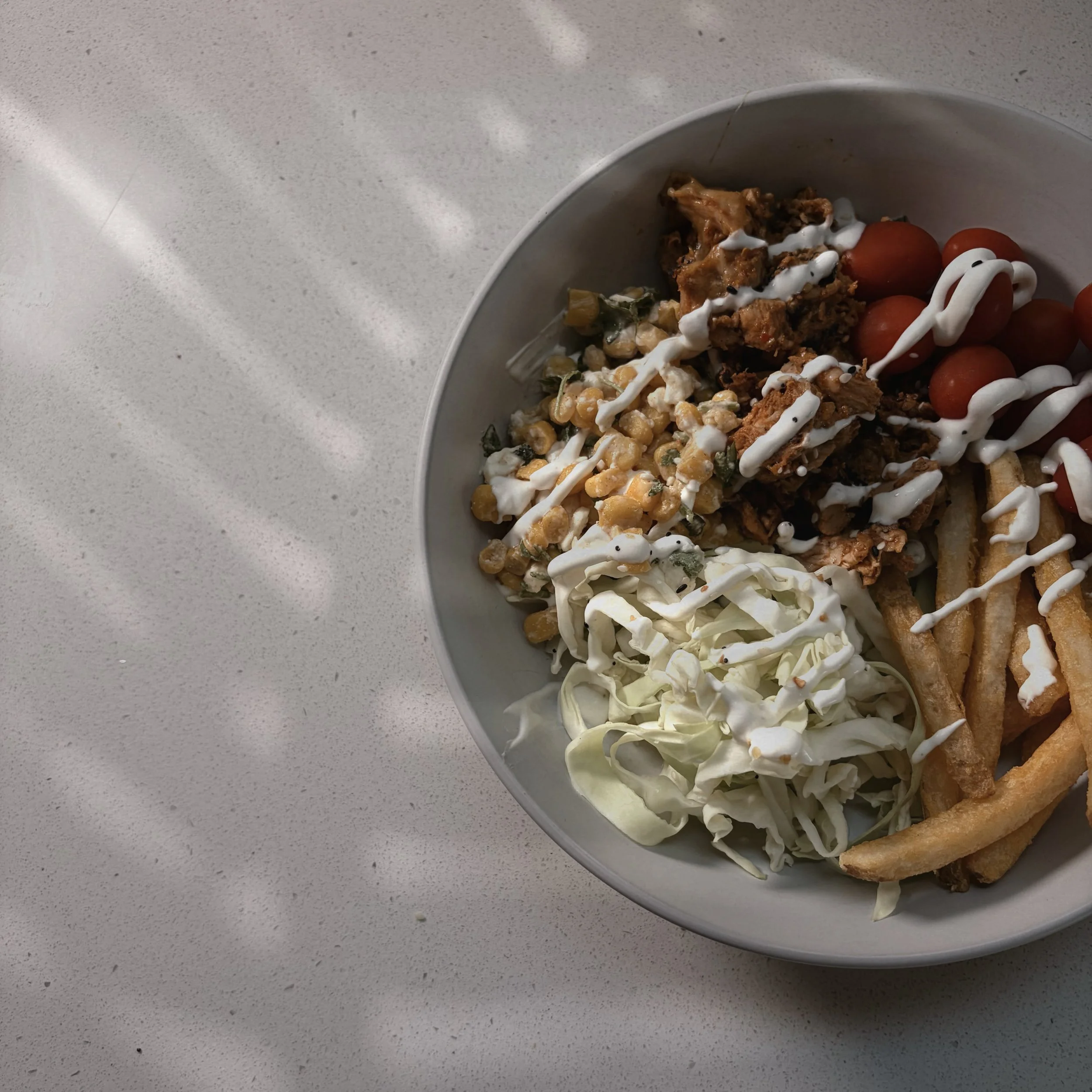 street corn chicken bowl