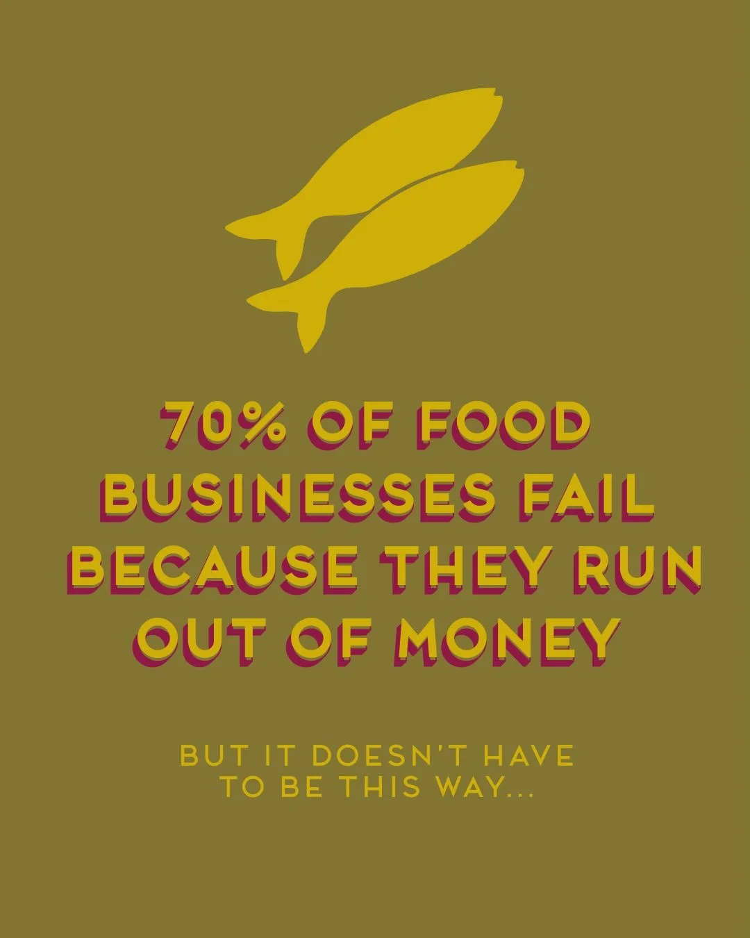 Running out of money is the #1 reason food businesses fail.

Not bad products. Not lack of demand. Cash flow.

But here&rsquo;s what changes everything: designing your business to be profitable from the START, not &ldquo;eventually.&rdquo;

That&rsqu