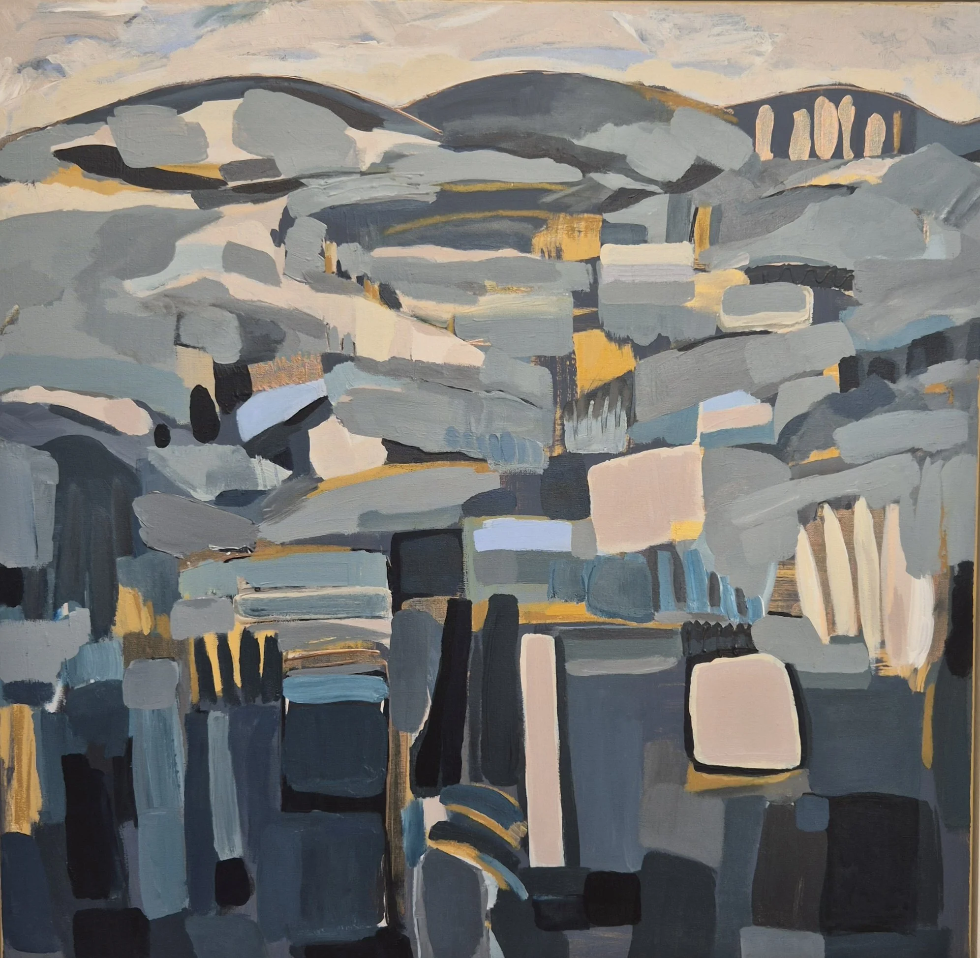 Imaginary Landscape in Blue