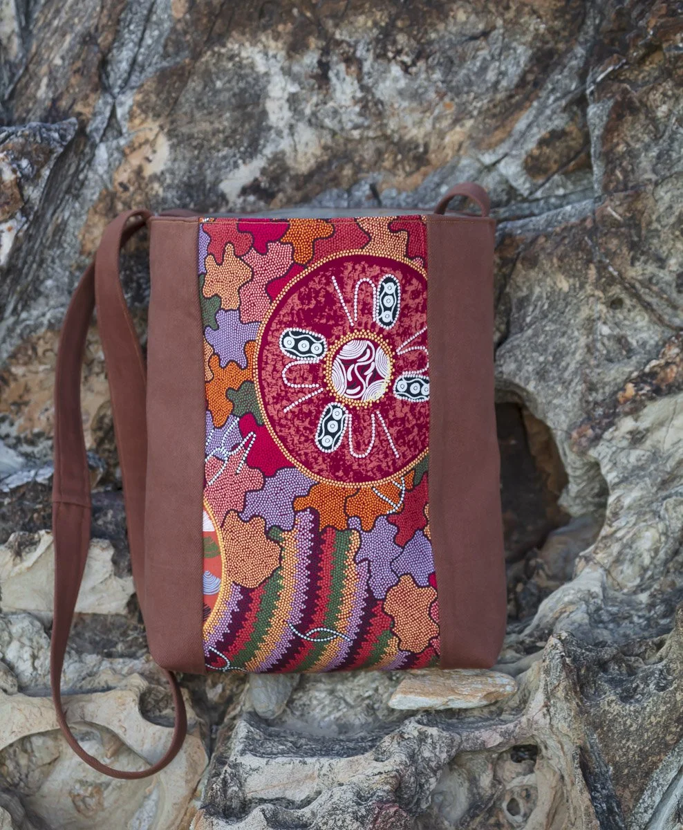 100% cotton crossbody bag