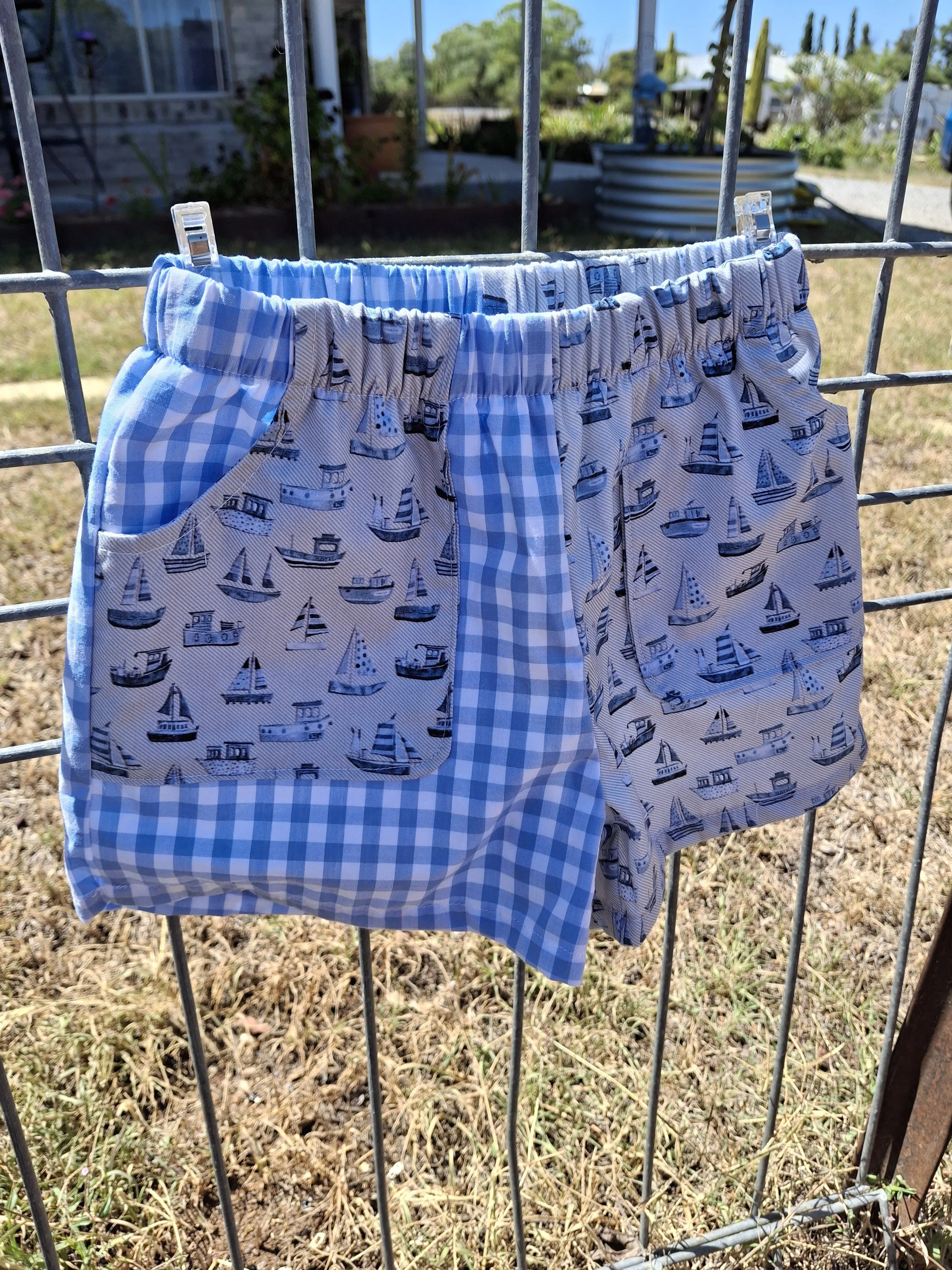 Morgan Short - Blue Check