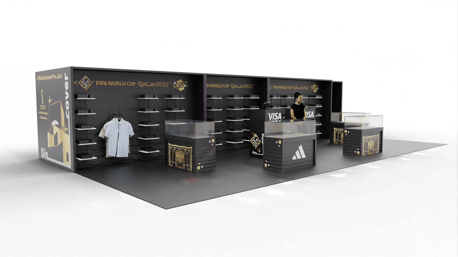 FIFA World Cup retail environment concept for Al Bayt Stadium