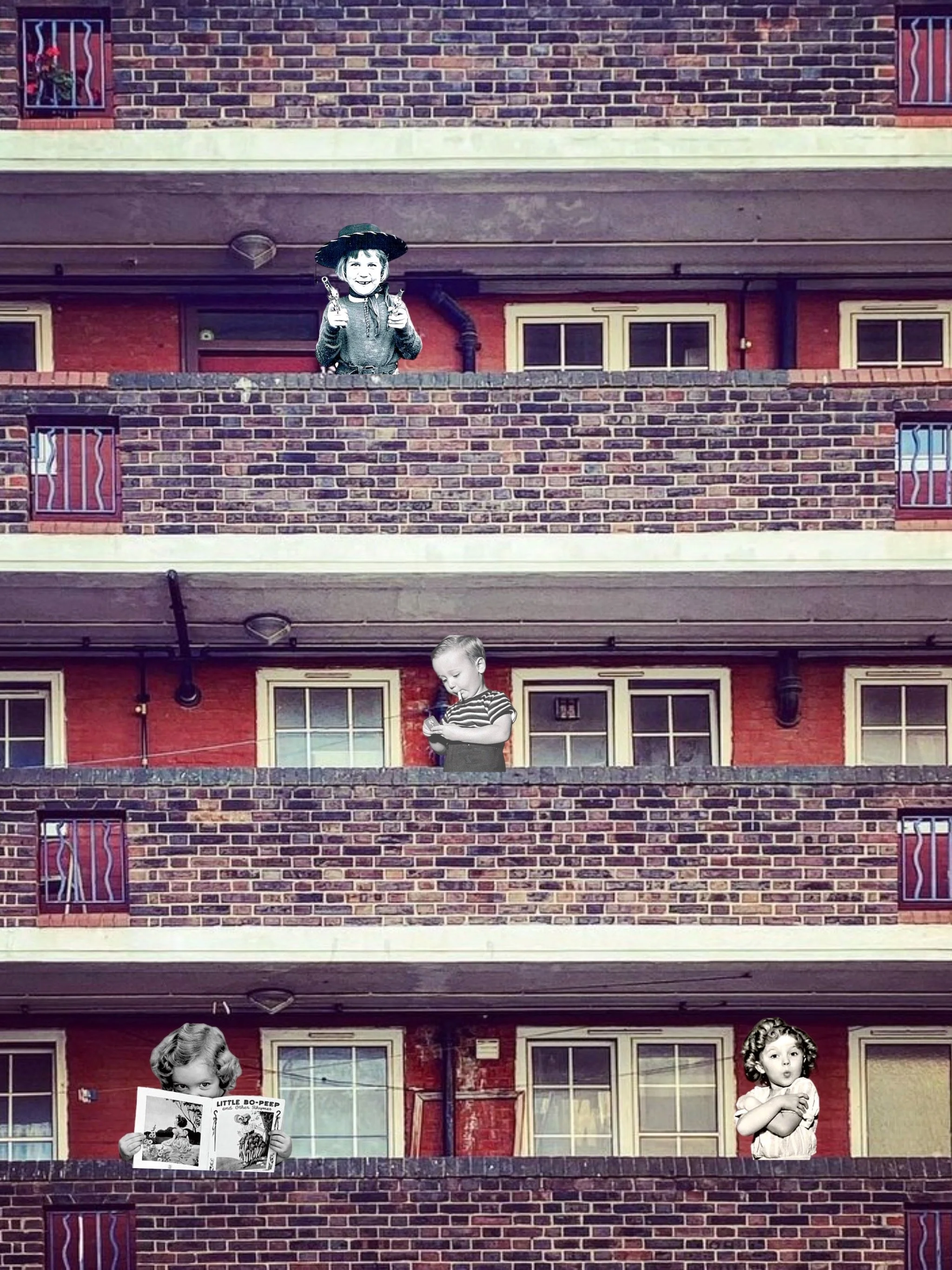 High Rise Hideout - Stick 'em Up! Giclée Print