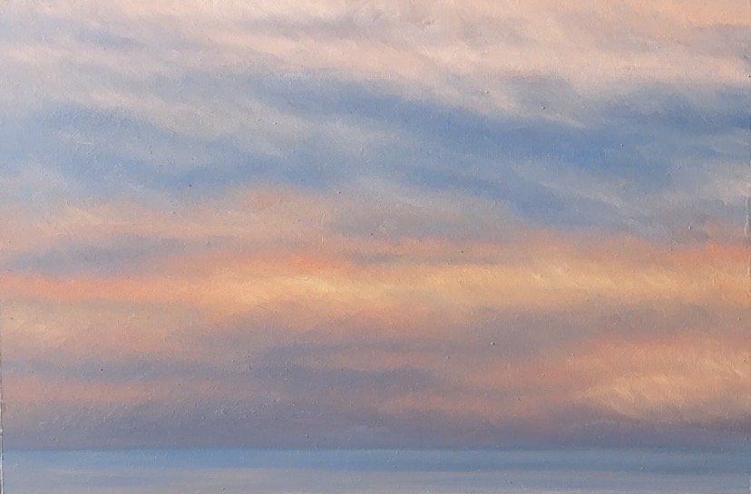Lueur  
Oil on wood  
30 x 40 cm 