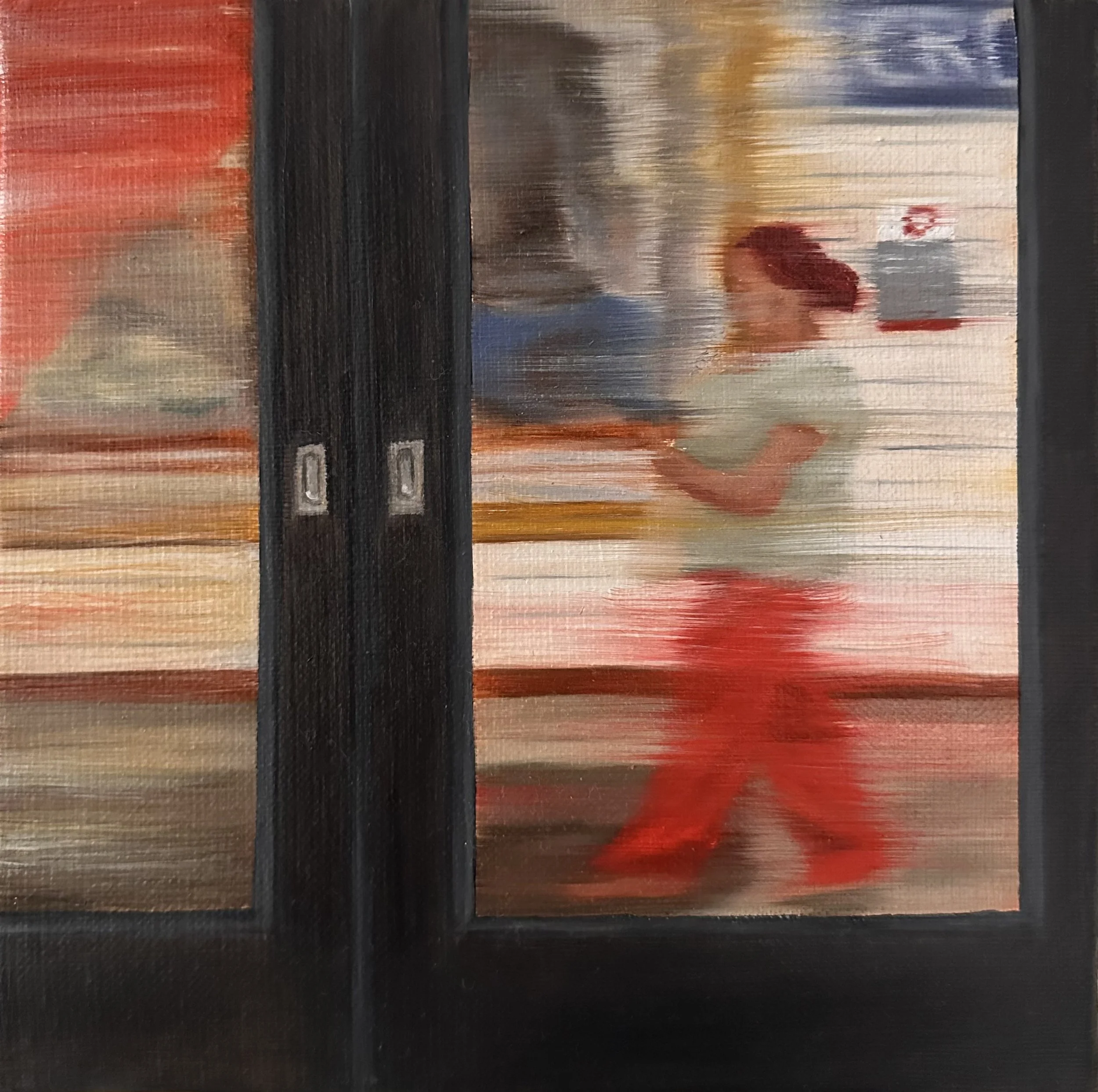 Rush #1  
Oil on canvas  
20 x 20 cm