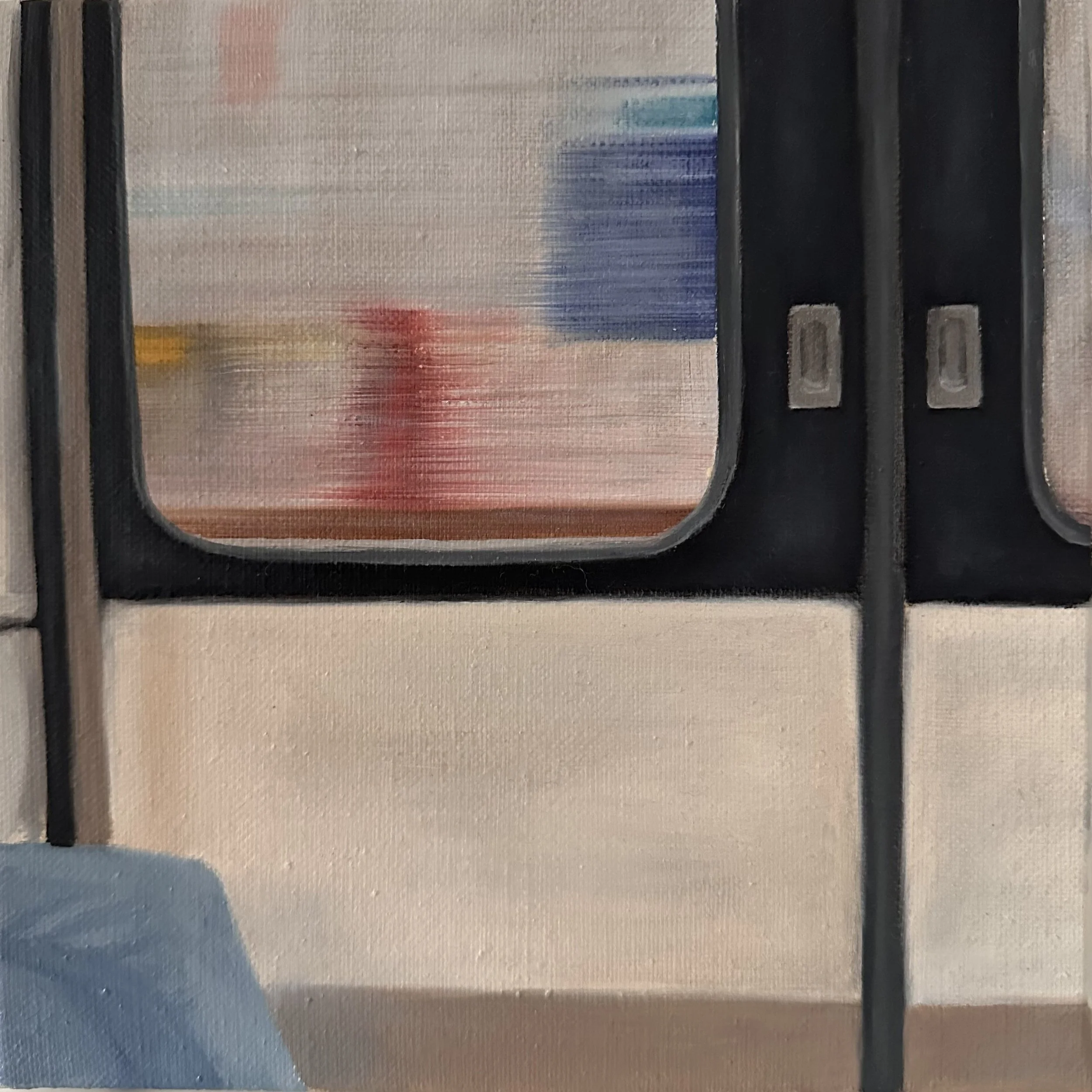 Rush #4  
Oil on canvas  
20 x 20 cm