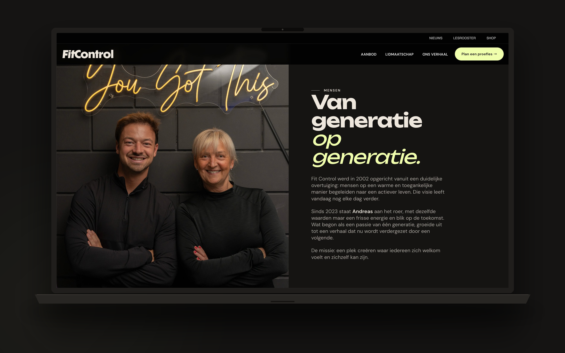 Onze nieuwe website is online