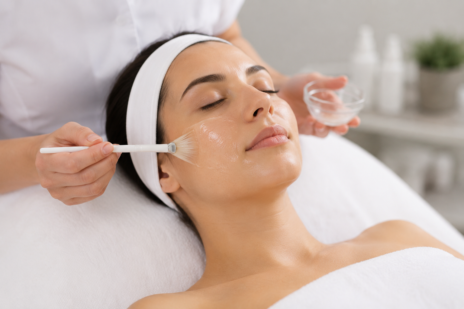 Ezyme facial treatment at rA Organic Spa